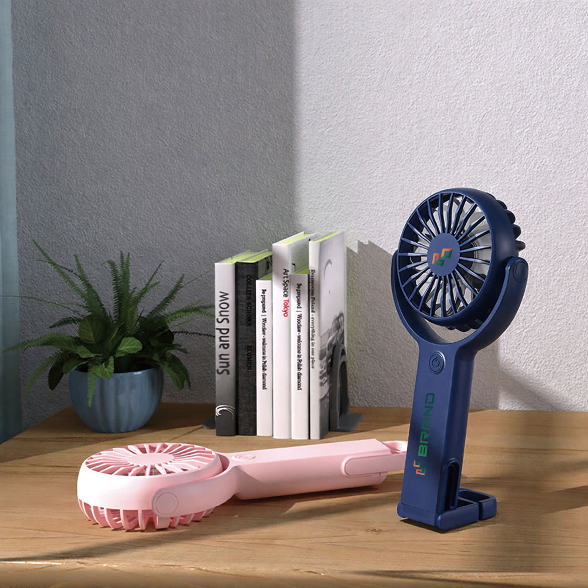 Hook Handheld Fan with 180° Adjustment Angle