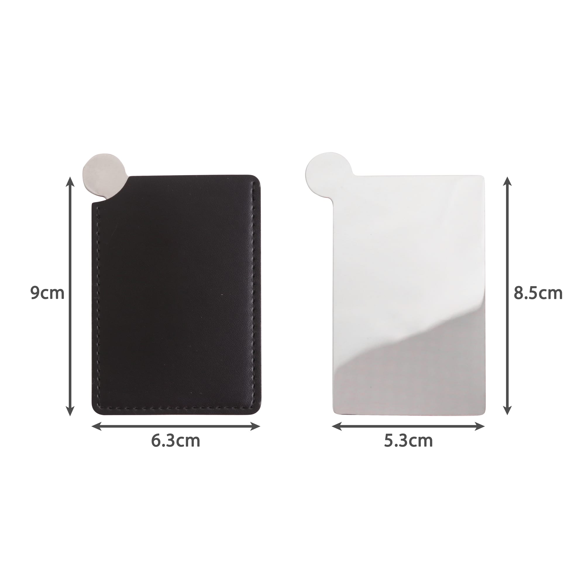 Stainless Steel Portable Mirror