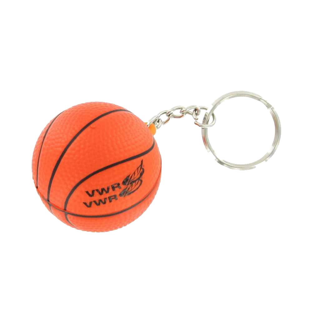 Keyring with Basketball Stress Item