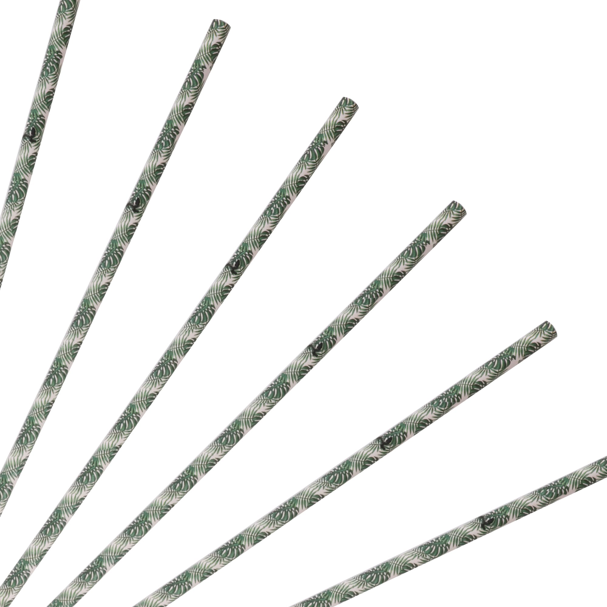 Disposable 3-ply Straight Drinking Paper Straw