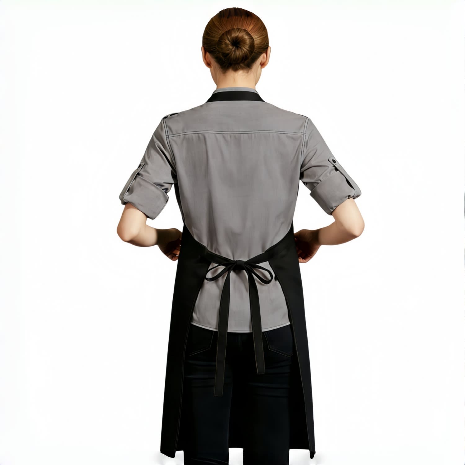 Poly-Cotton Canvas Full Bib Apron With Neck Strap
