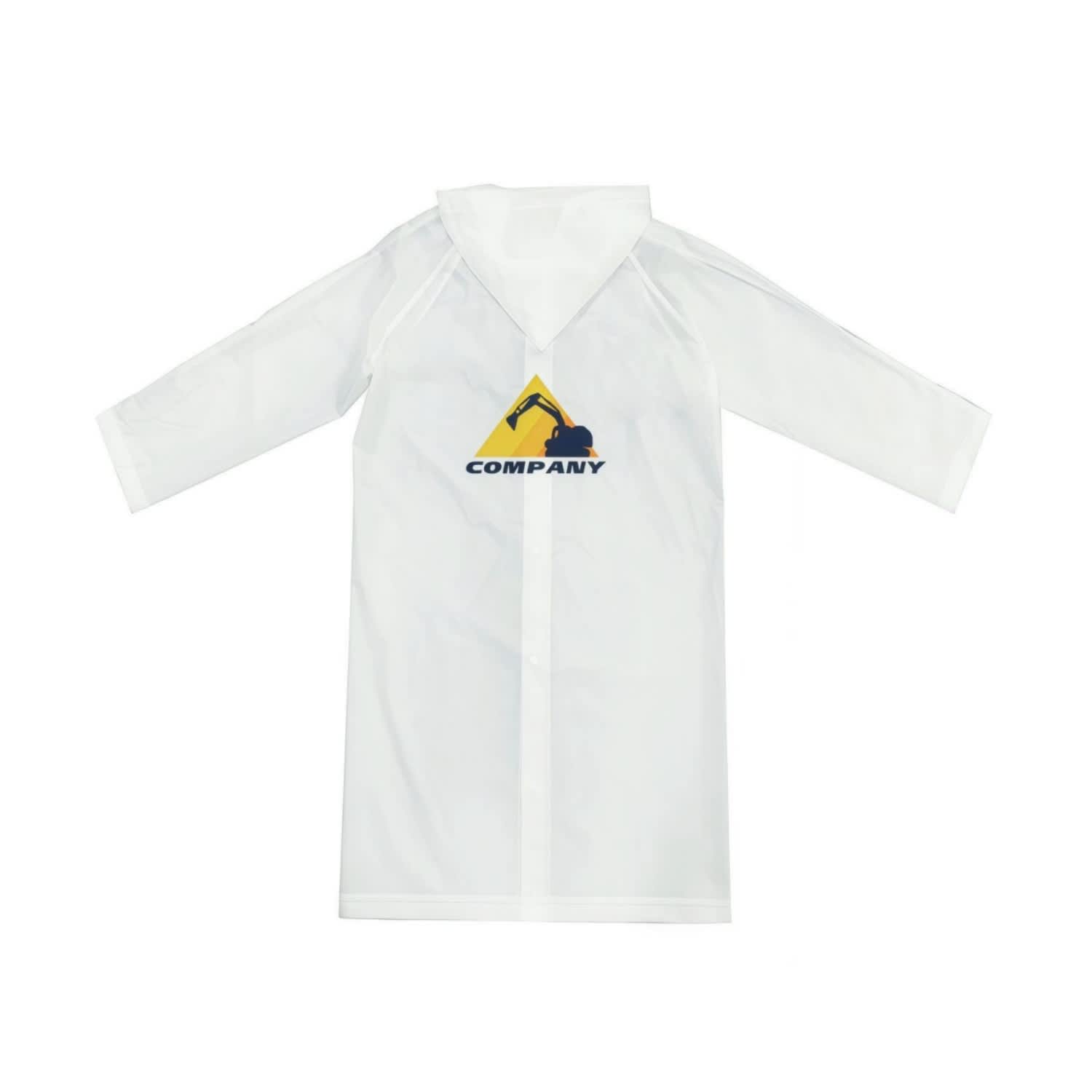 Reusable Adult EVA Digital Print Raincoat