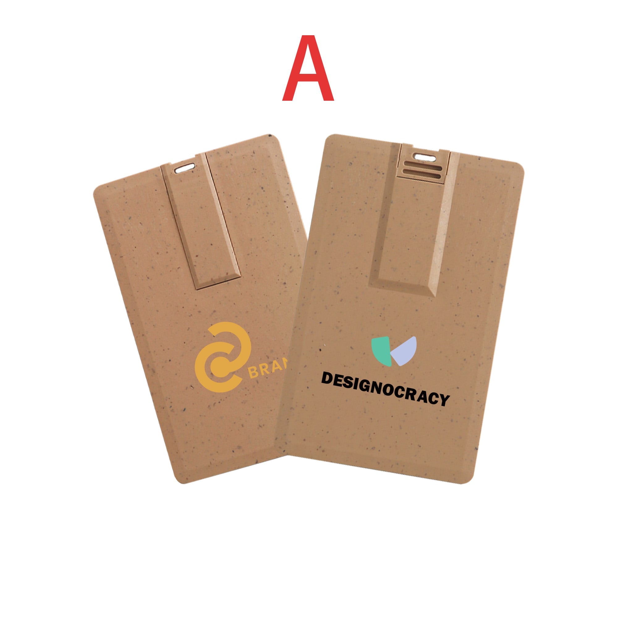 Wheat Straw Credit Card Flash Drive