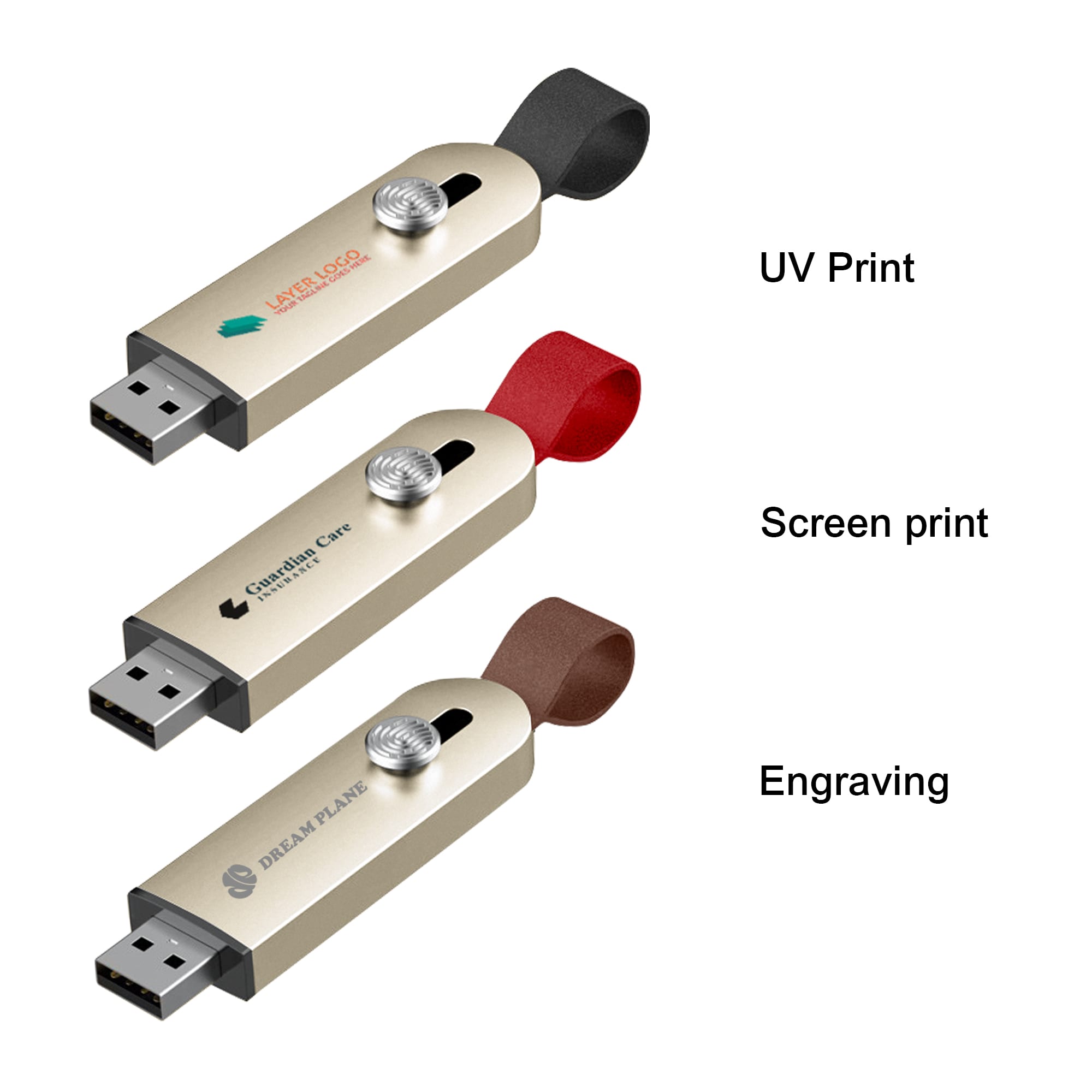 Sliding Metal Flash Drive