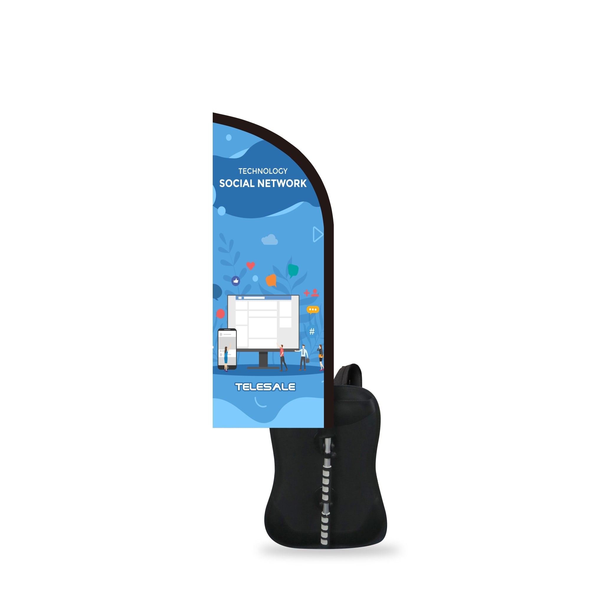 Feather Backpack Flag