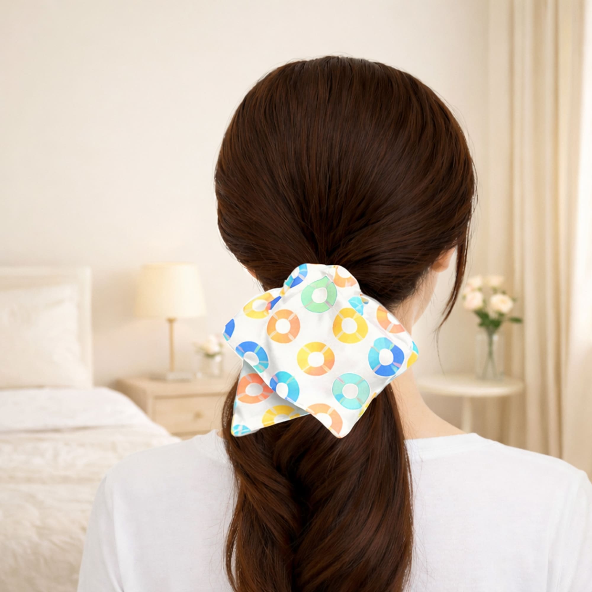 Satin Square Hair Scrunchie