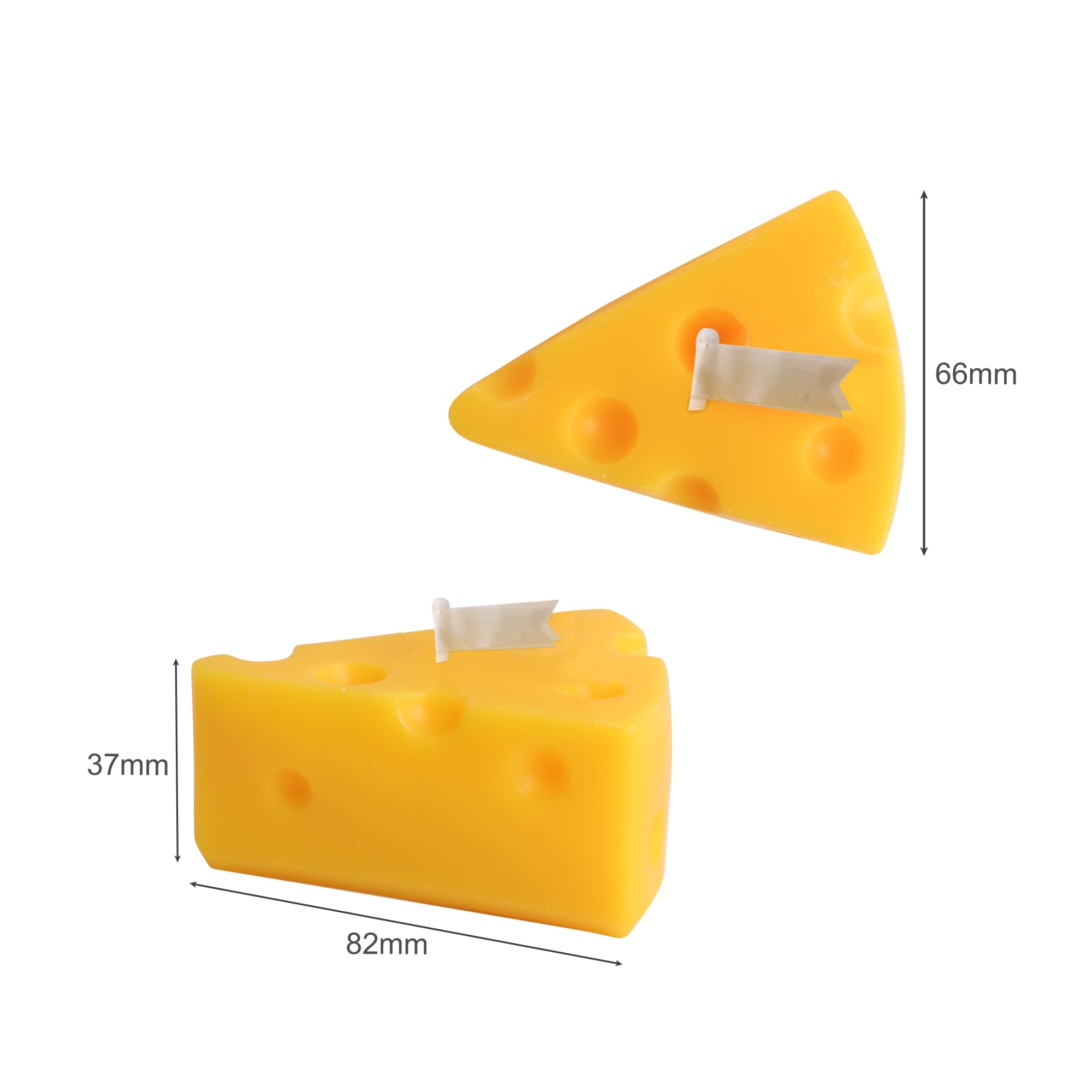 Triangle Cheese Shape Candles