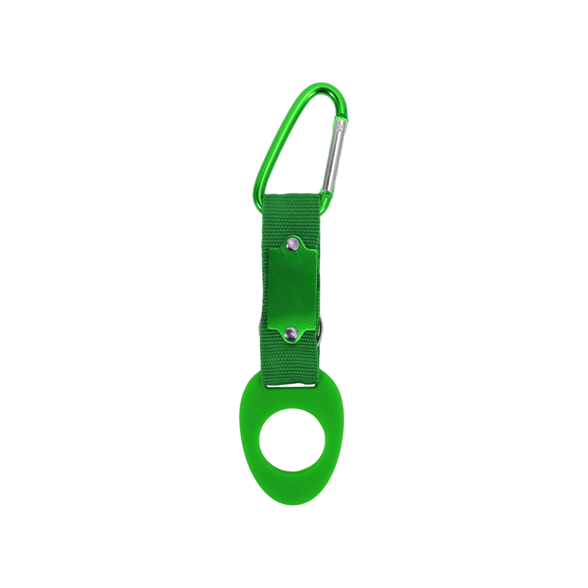 Carabiner Clip With Rubber Bottle Holder