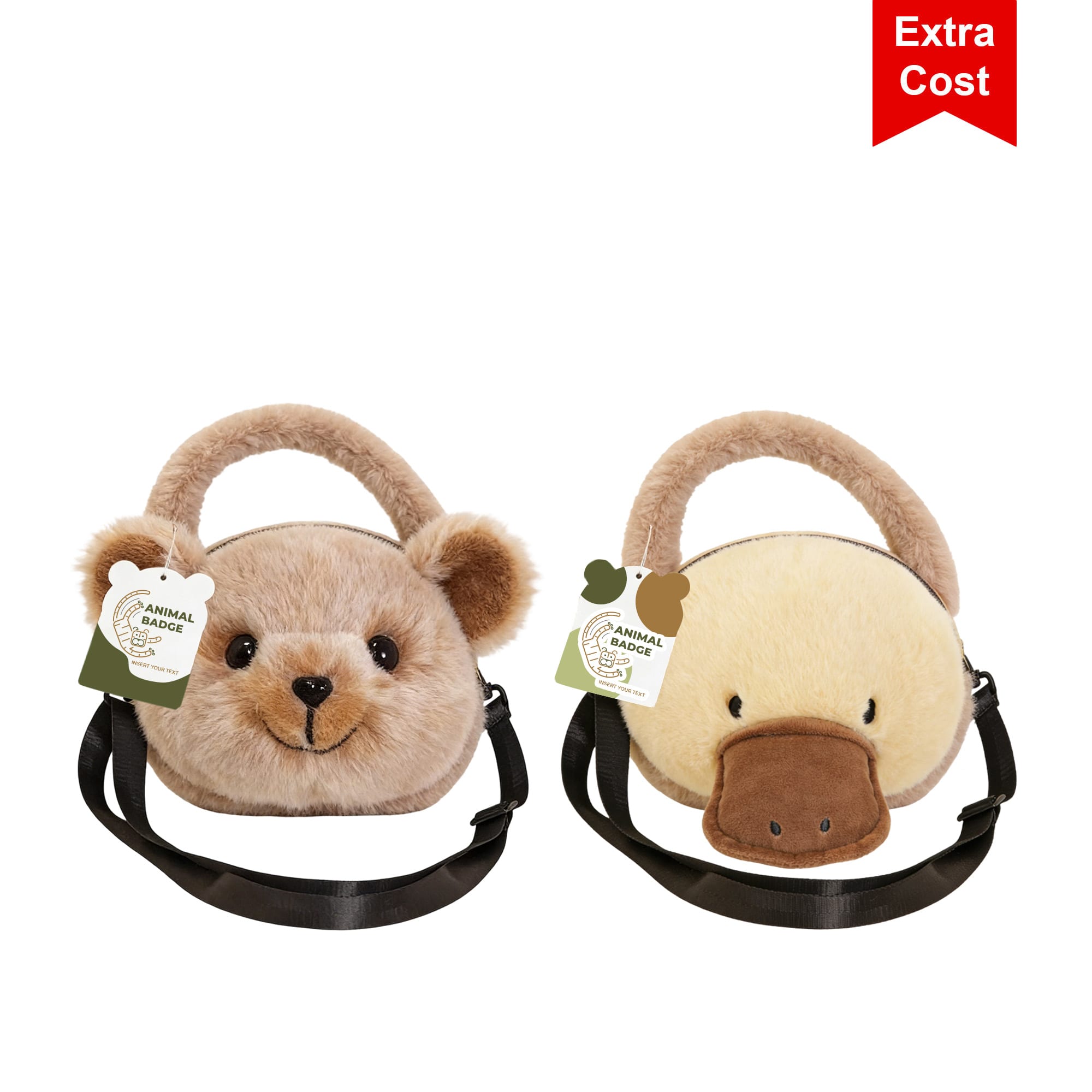Custom Animal Plush Handbag