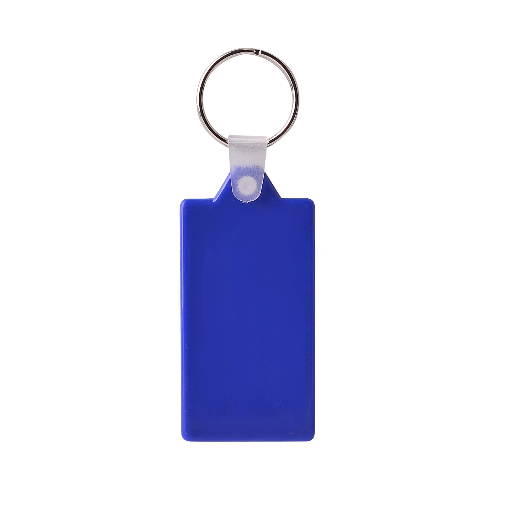 Rectangular Hard Plastic Keyring
