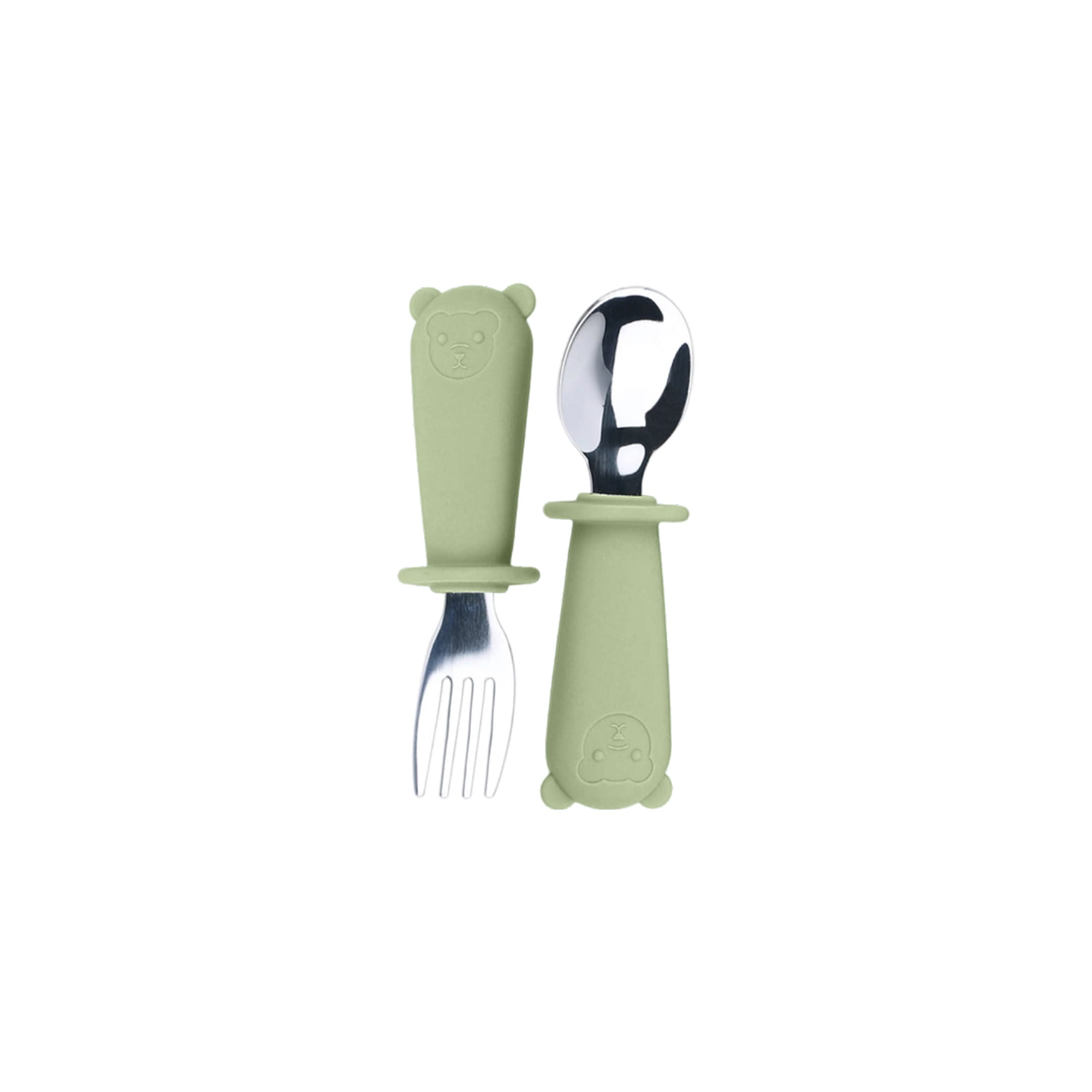 Silicone Stainless Steel Kids Cutlery