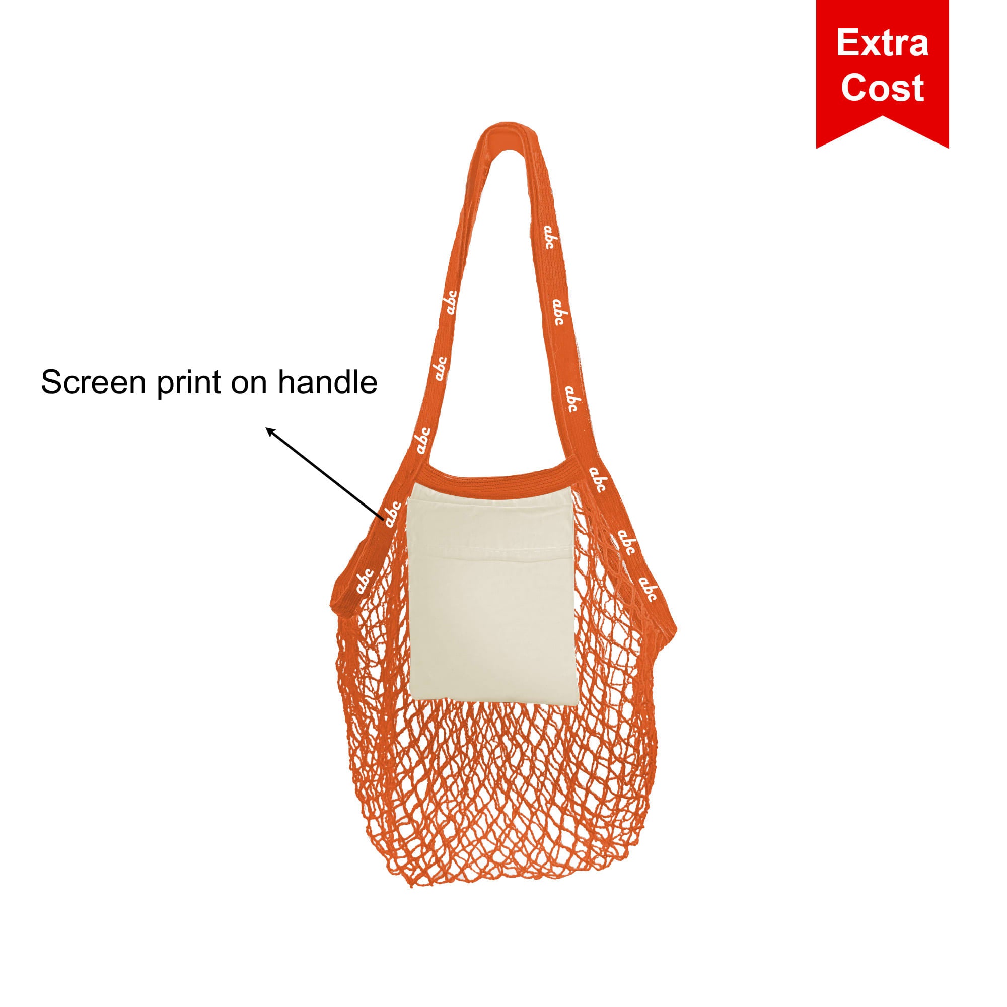 Mesh Foldaway Cotton Tote bag