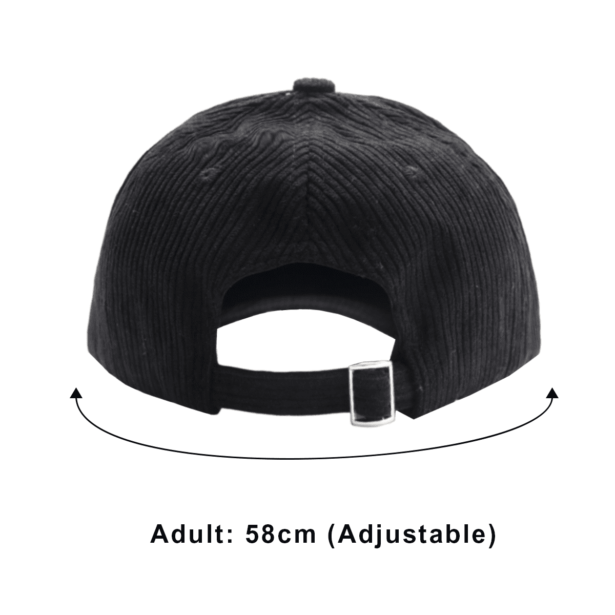 6 Panel Corduroy Baseball Cap