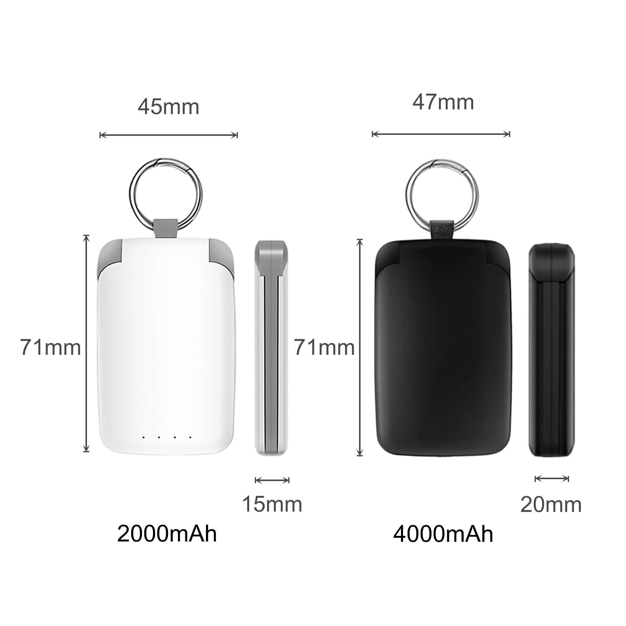 Mini Power Bank with Flashlight