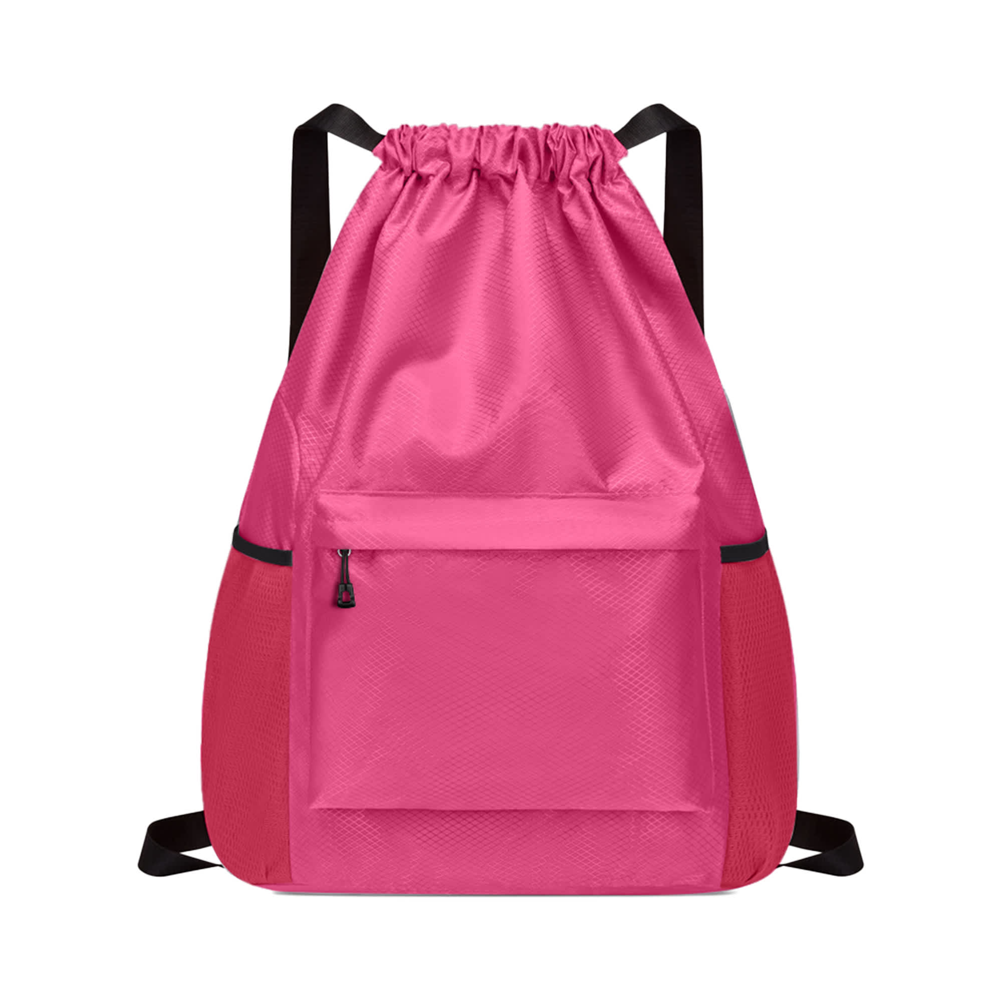 Multi-Pocket Drawstring Backpack
