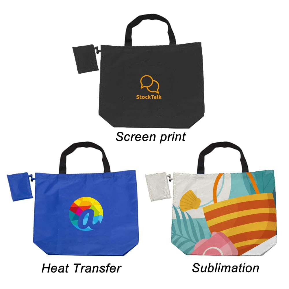 Foldaway Shopping Bag with Clip