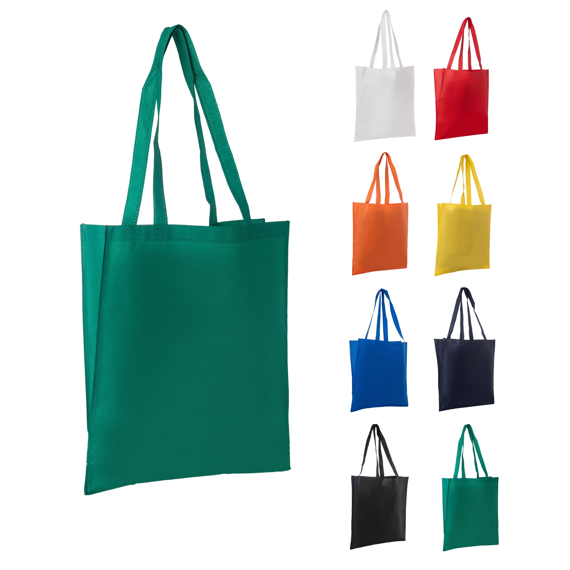 Non Woven Long Handle Bag with V Gusset