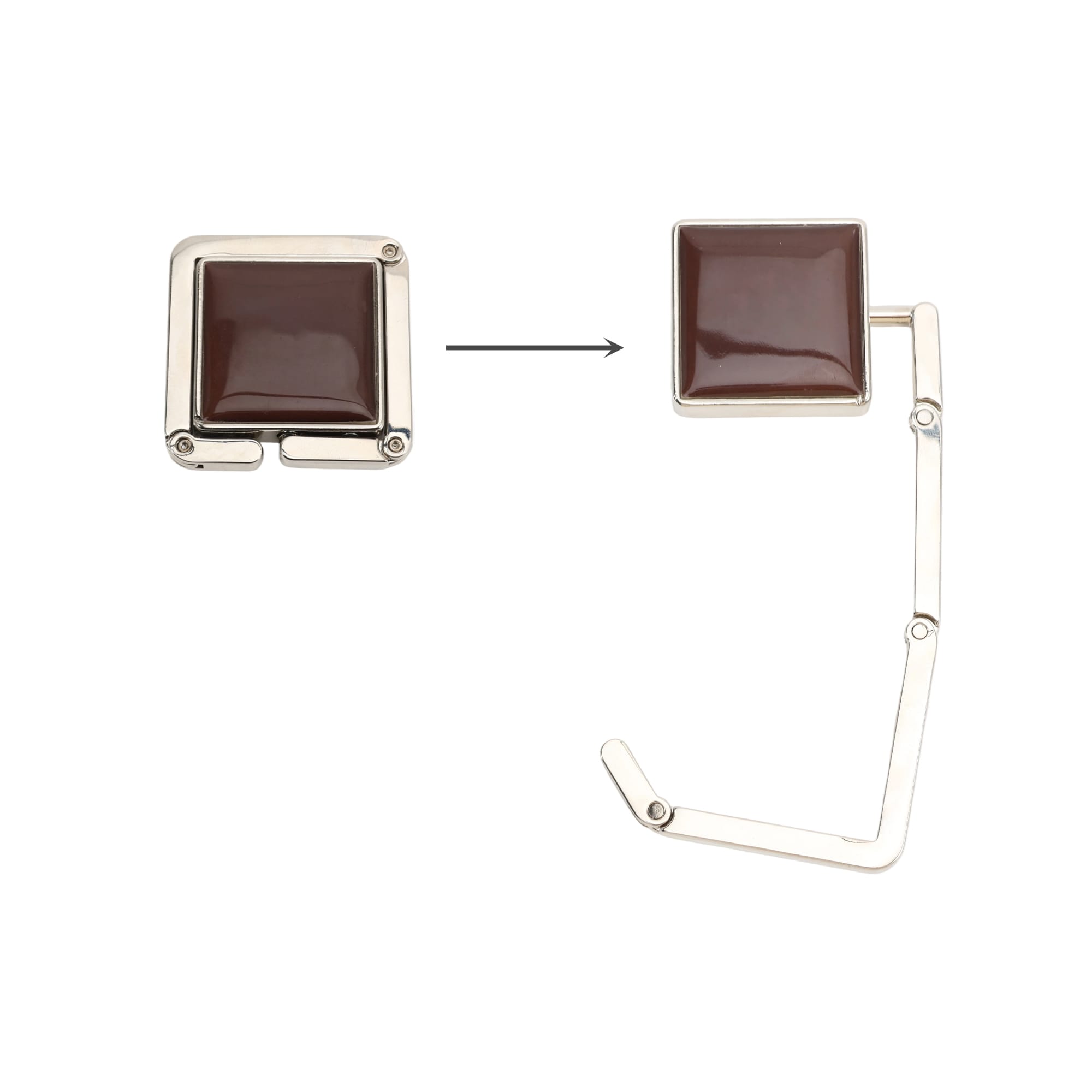 Square Foldable Desk Hook