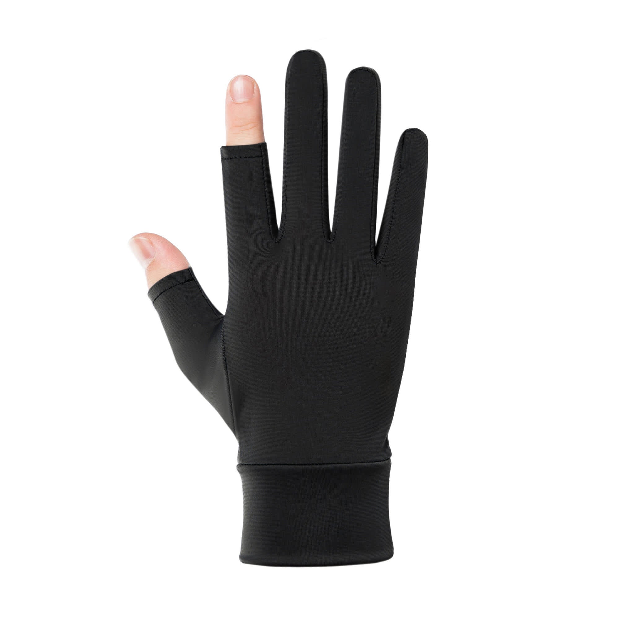 Sun Protective Gloves with 2 Open Fingers