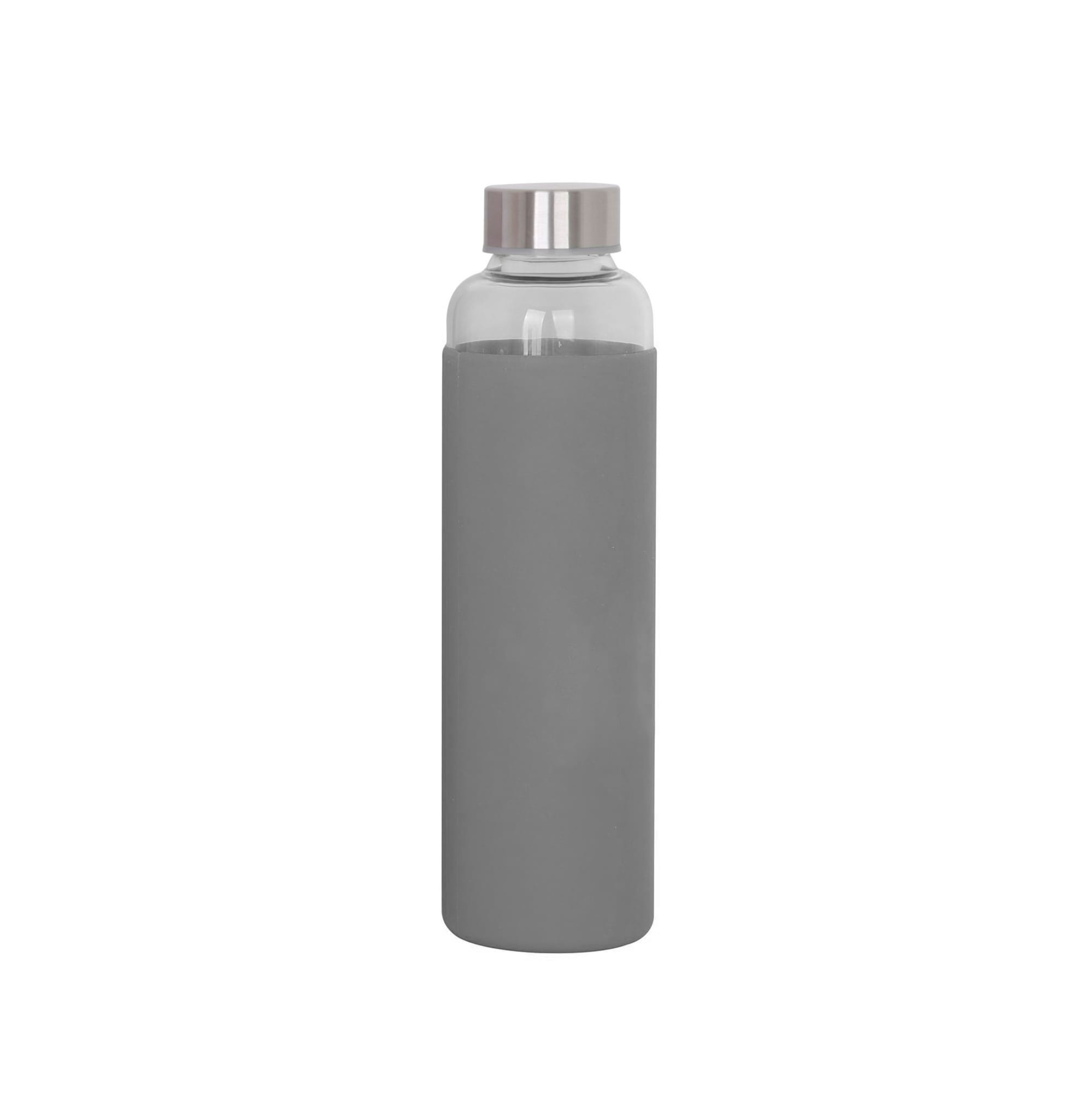 550ml Glass Drink Bottle with Stainless steel Lid