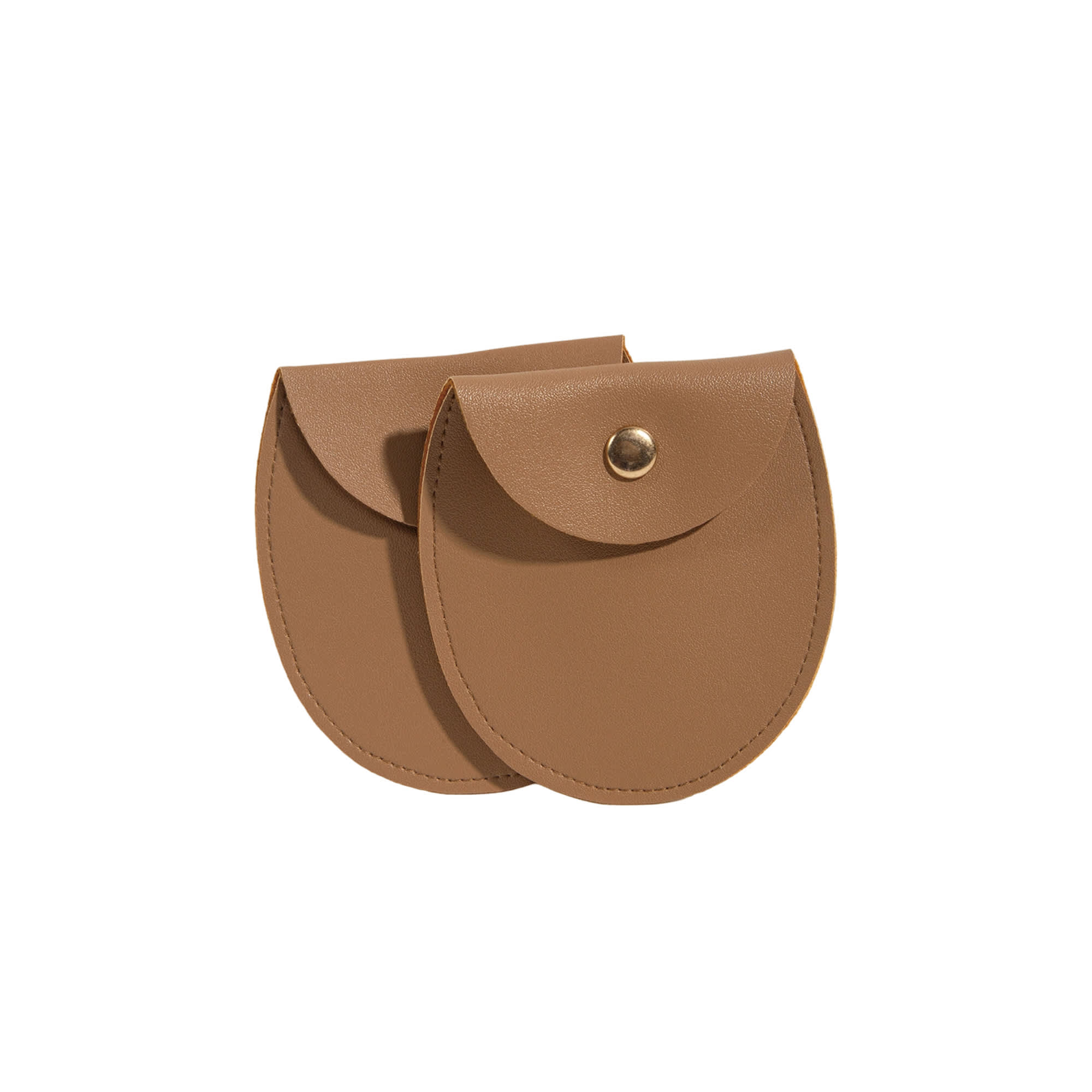 Oval PU Leather Jewellery Pouch