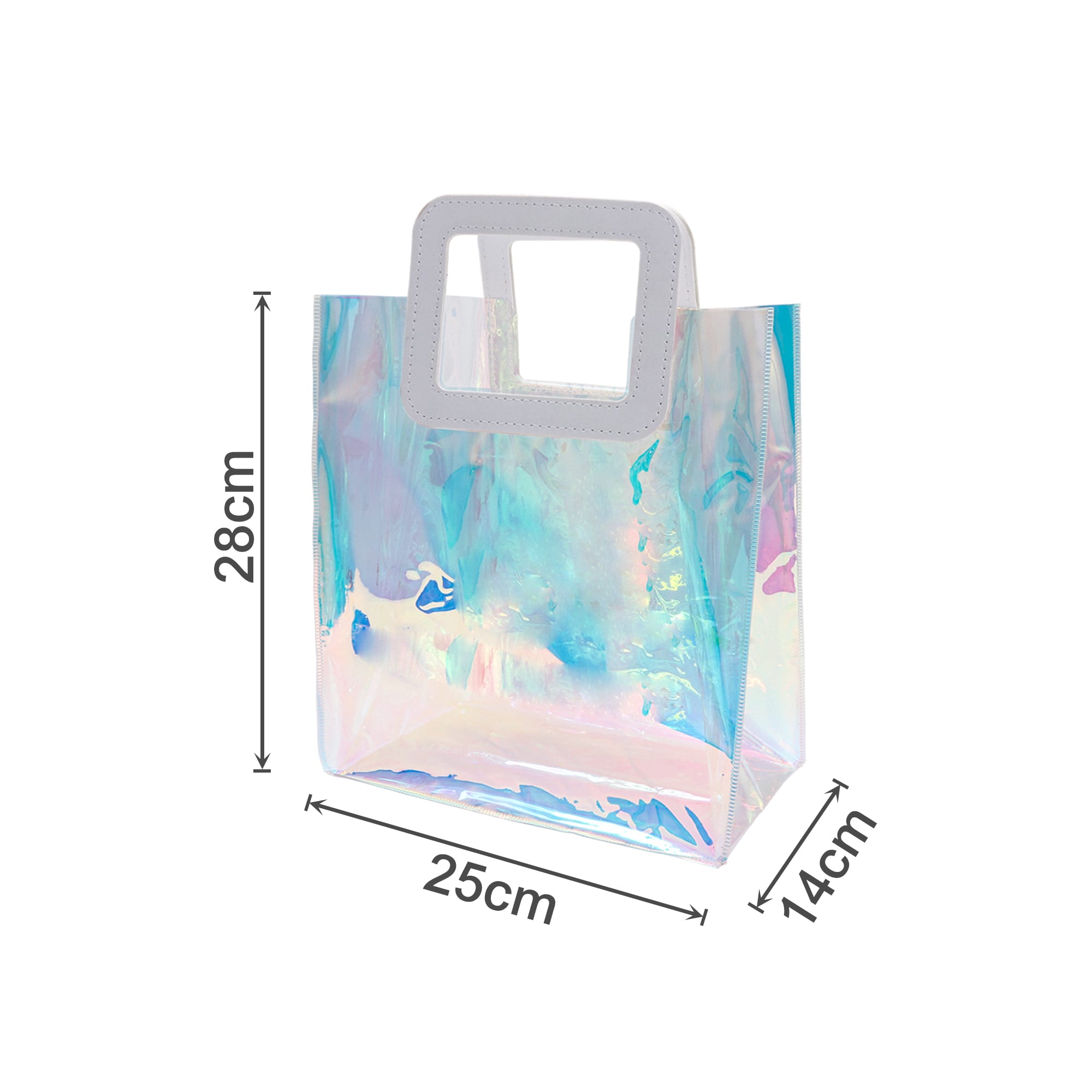Iridescent Rainbow PVC Bag