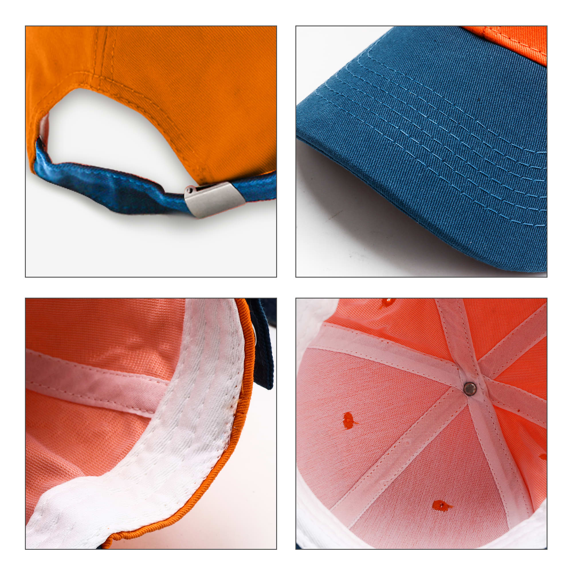 6 Panel Adjustable Baseball Cap