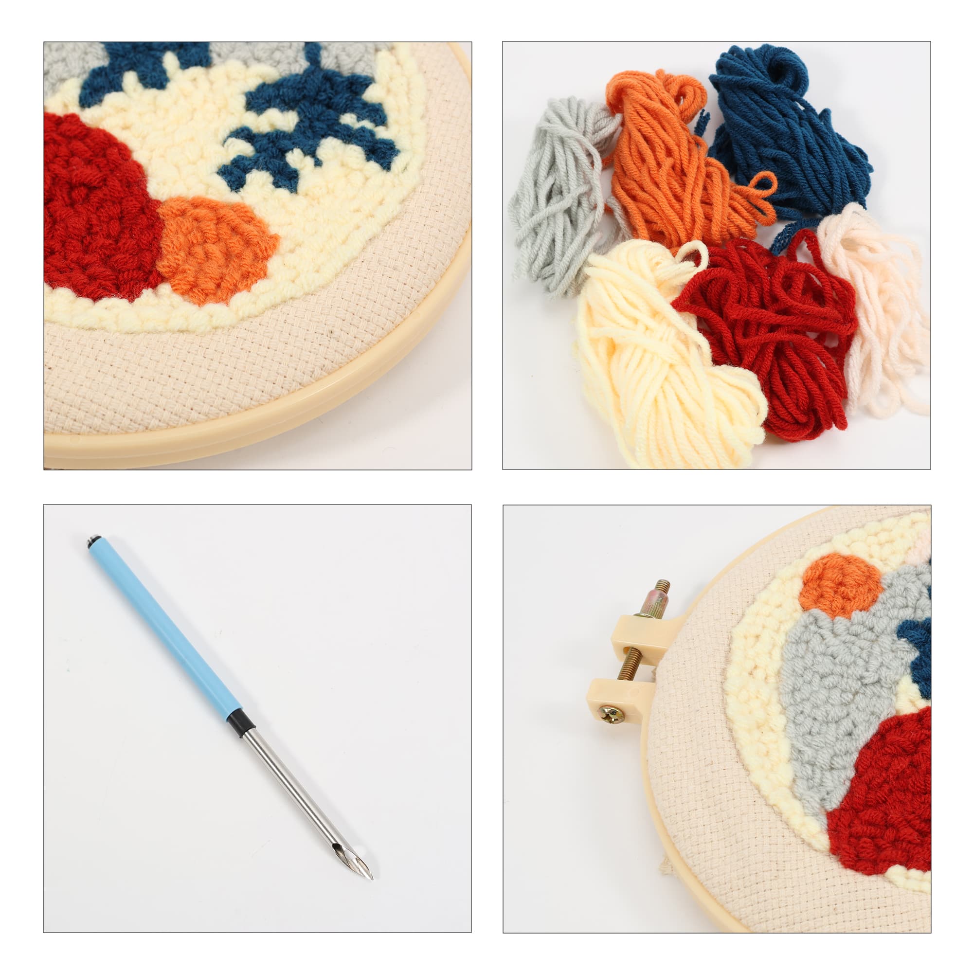 Custom Punch Needle Coaster Kit
