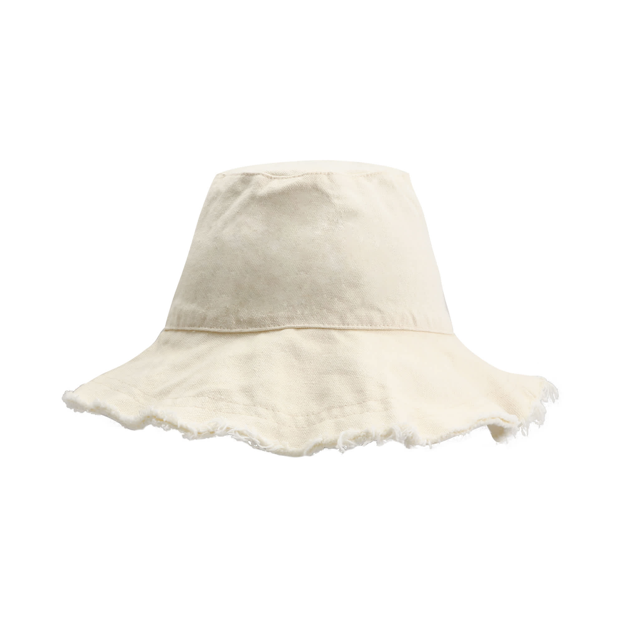 Raw Edge Bucket Hat