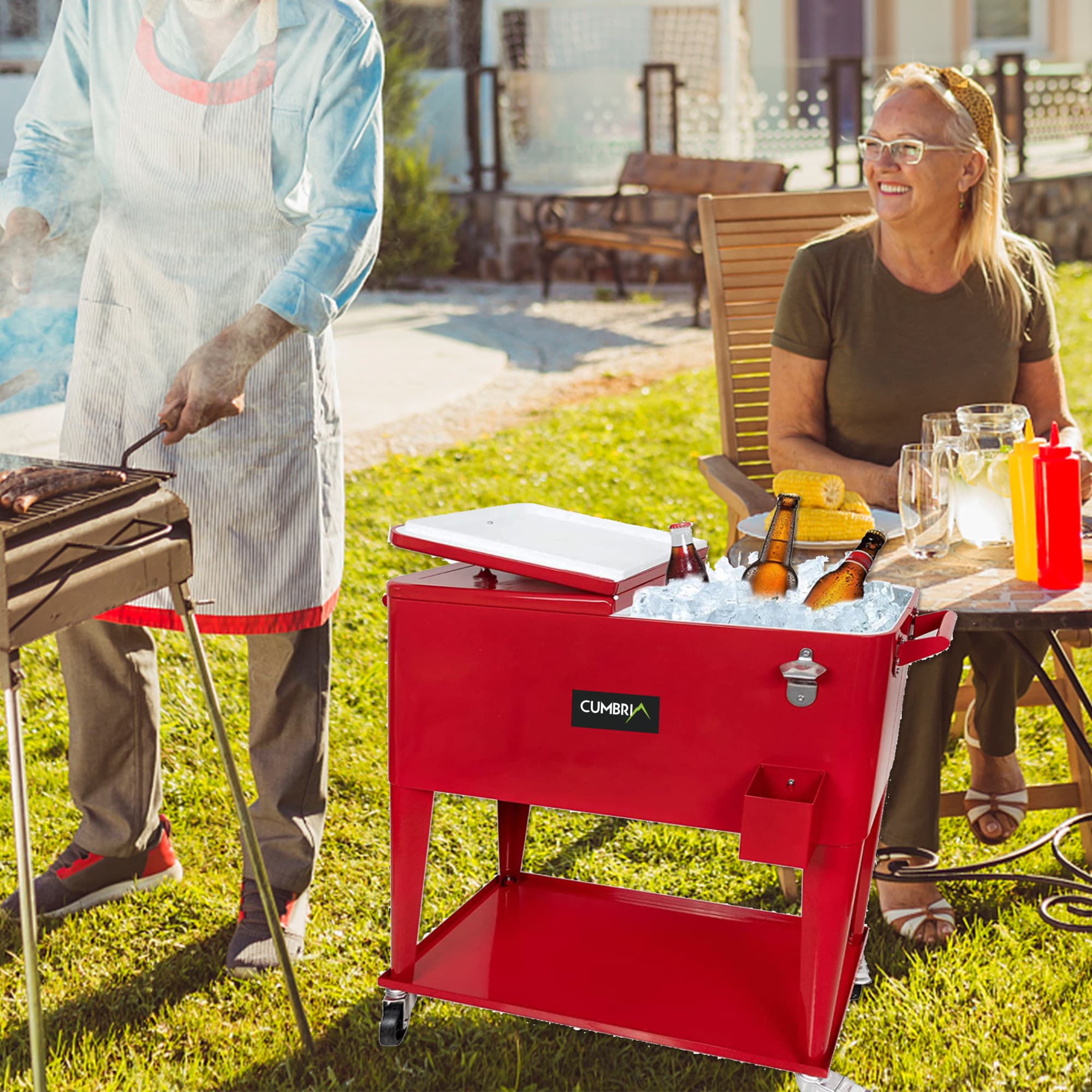 75L Cooler Box Trolley