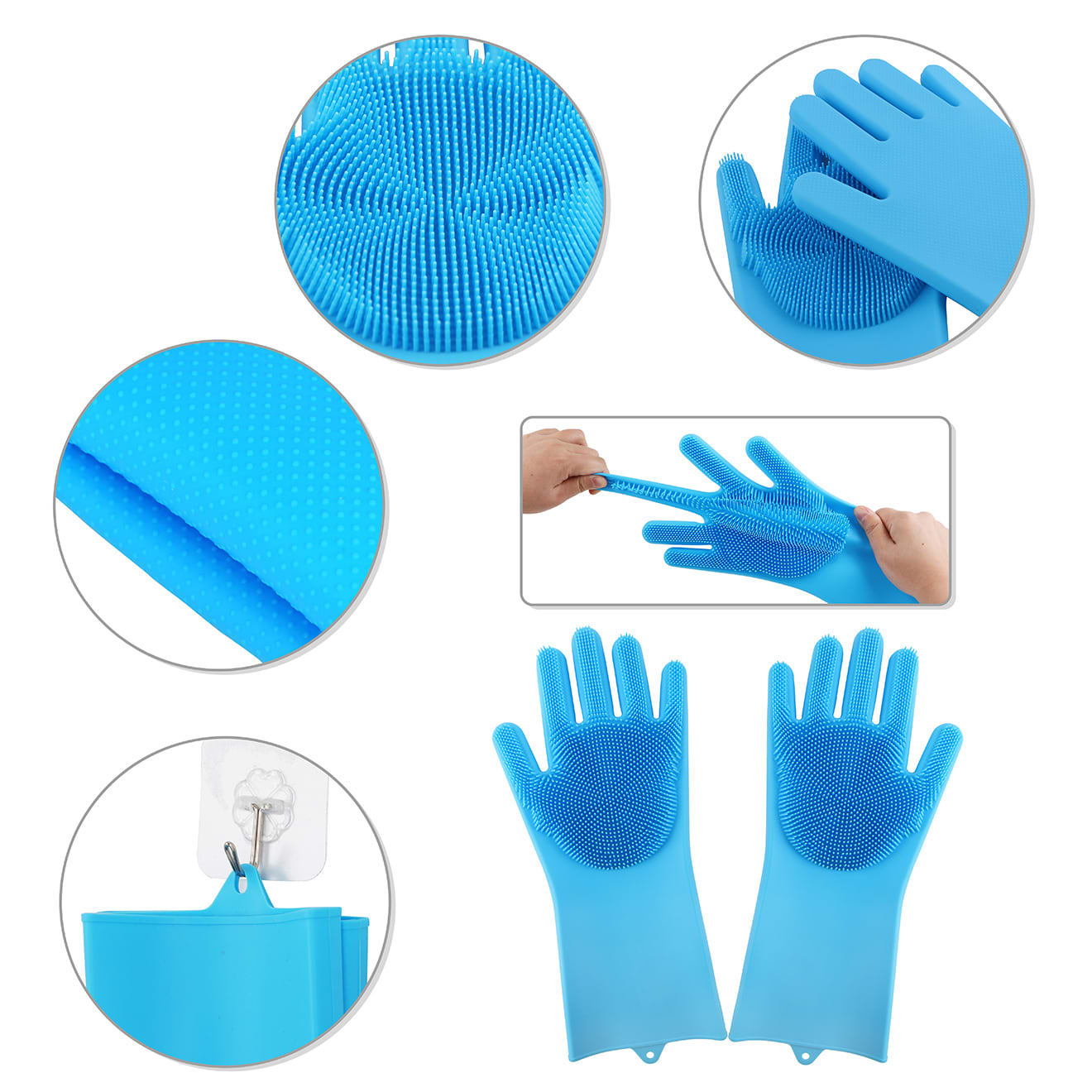 Silicone Gloves Cleaning Brush