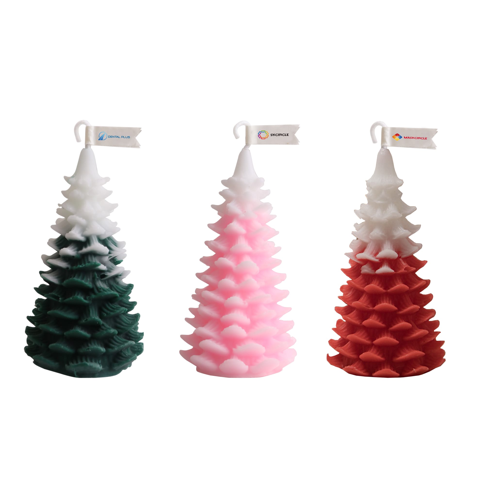 Cedar Christmas Tree Shape Candles