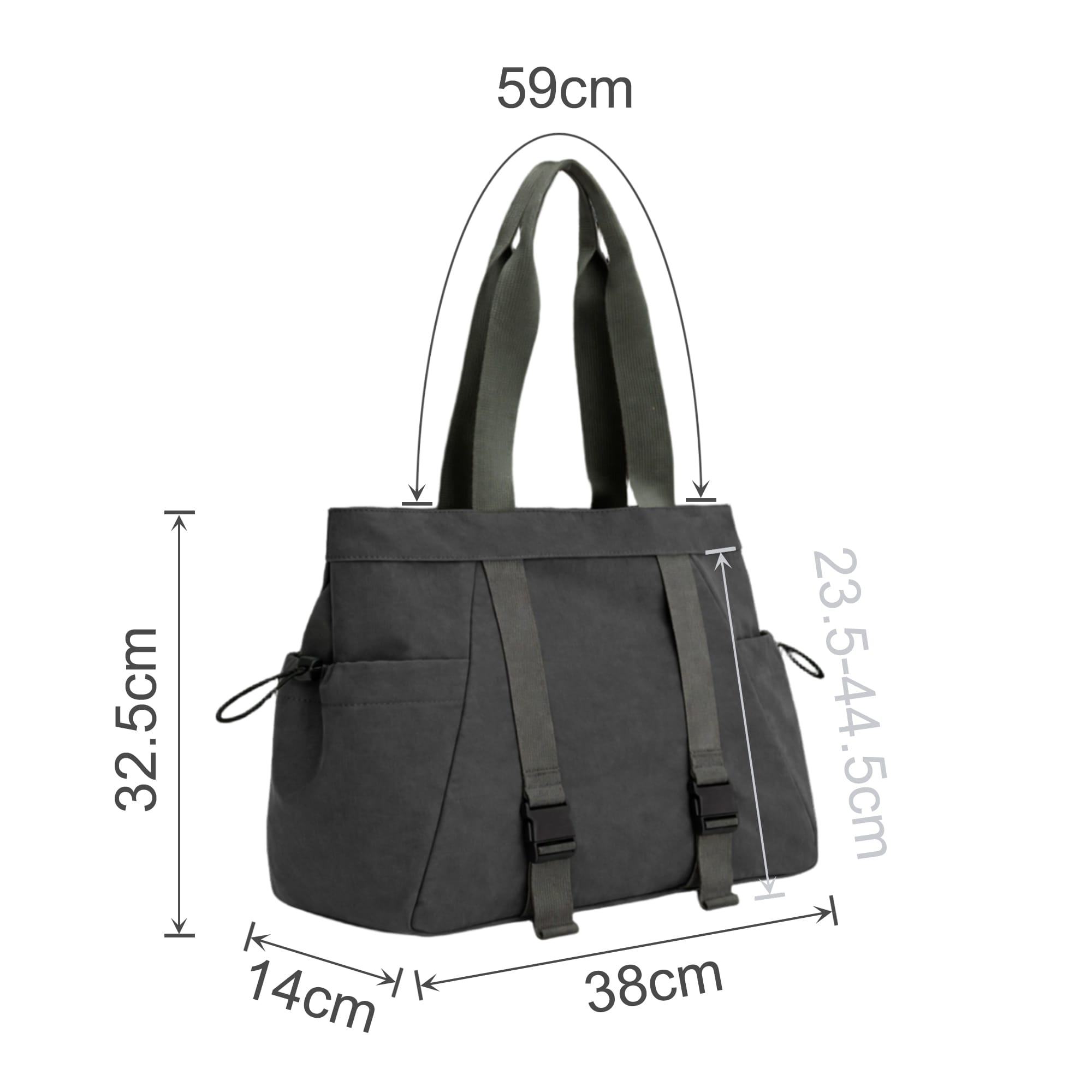 Lightweight Tote Bag With Yoga Mat Straps