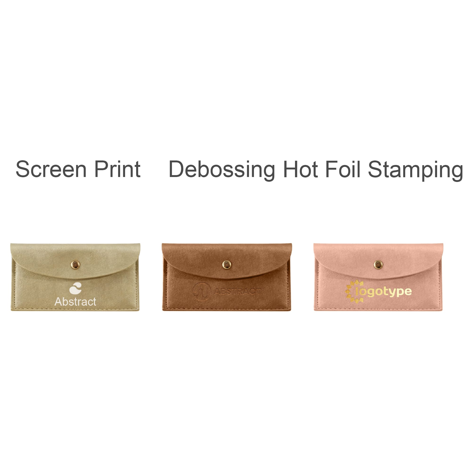 PU Leather Glasses Pouch A