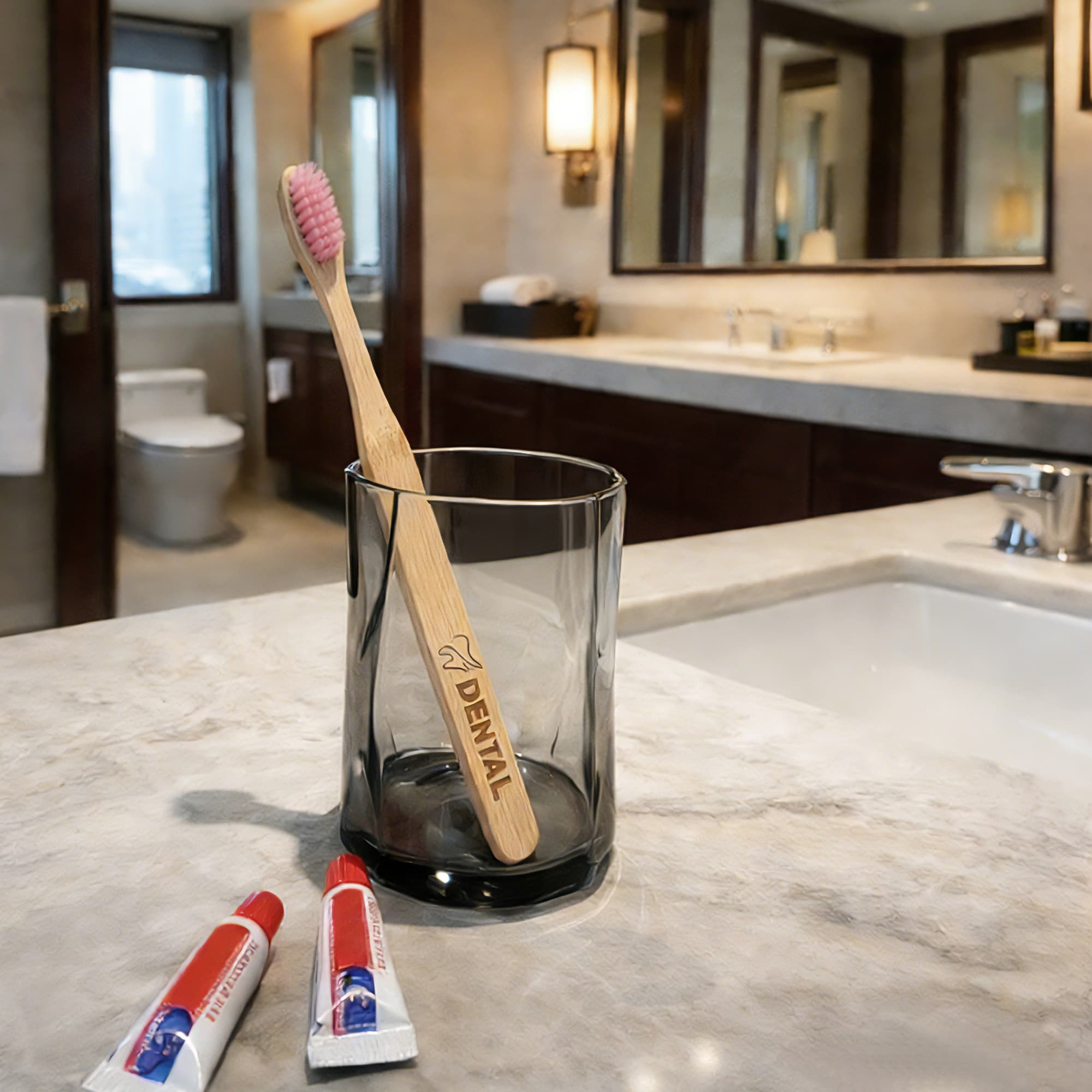 Large Flat Handle Toothbrush