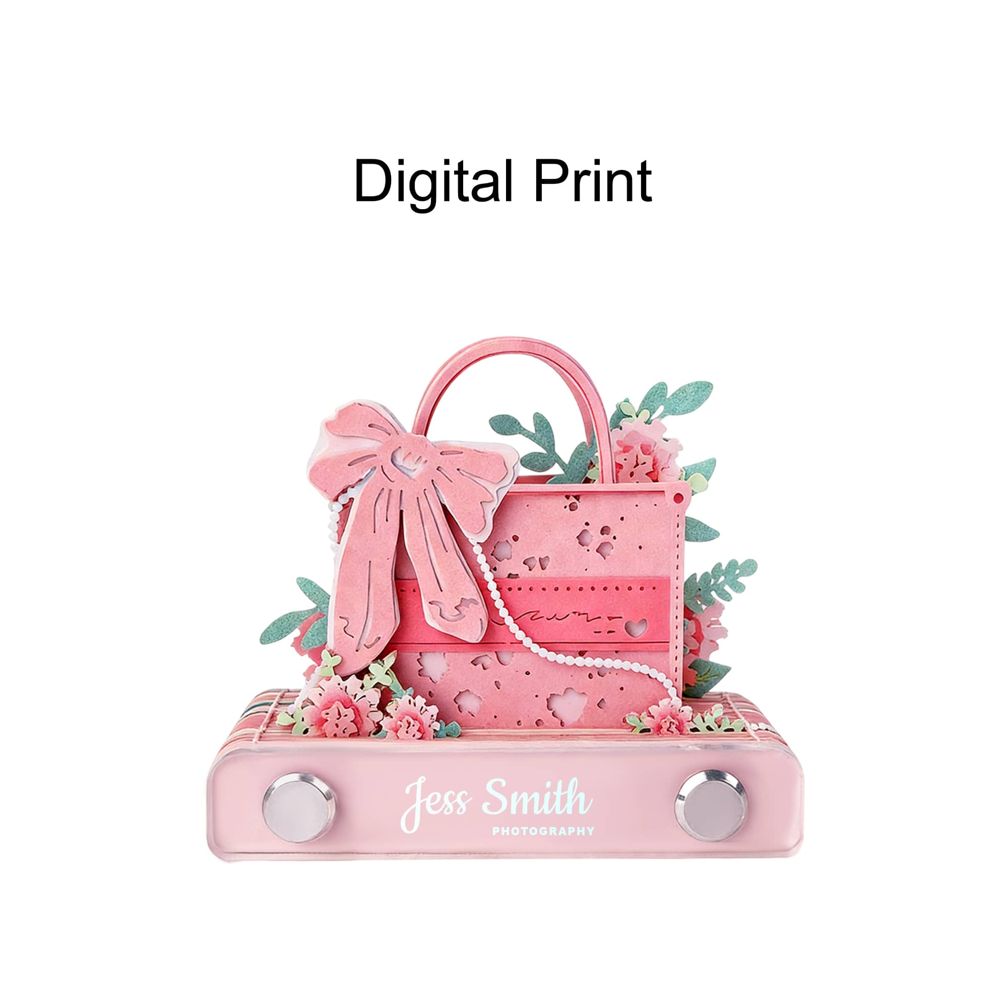 3D Paper Art Handbag Tear-off Notepad