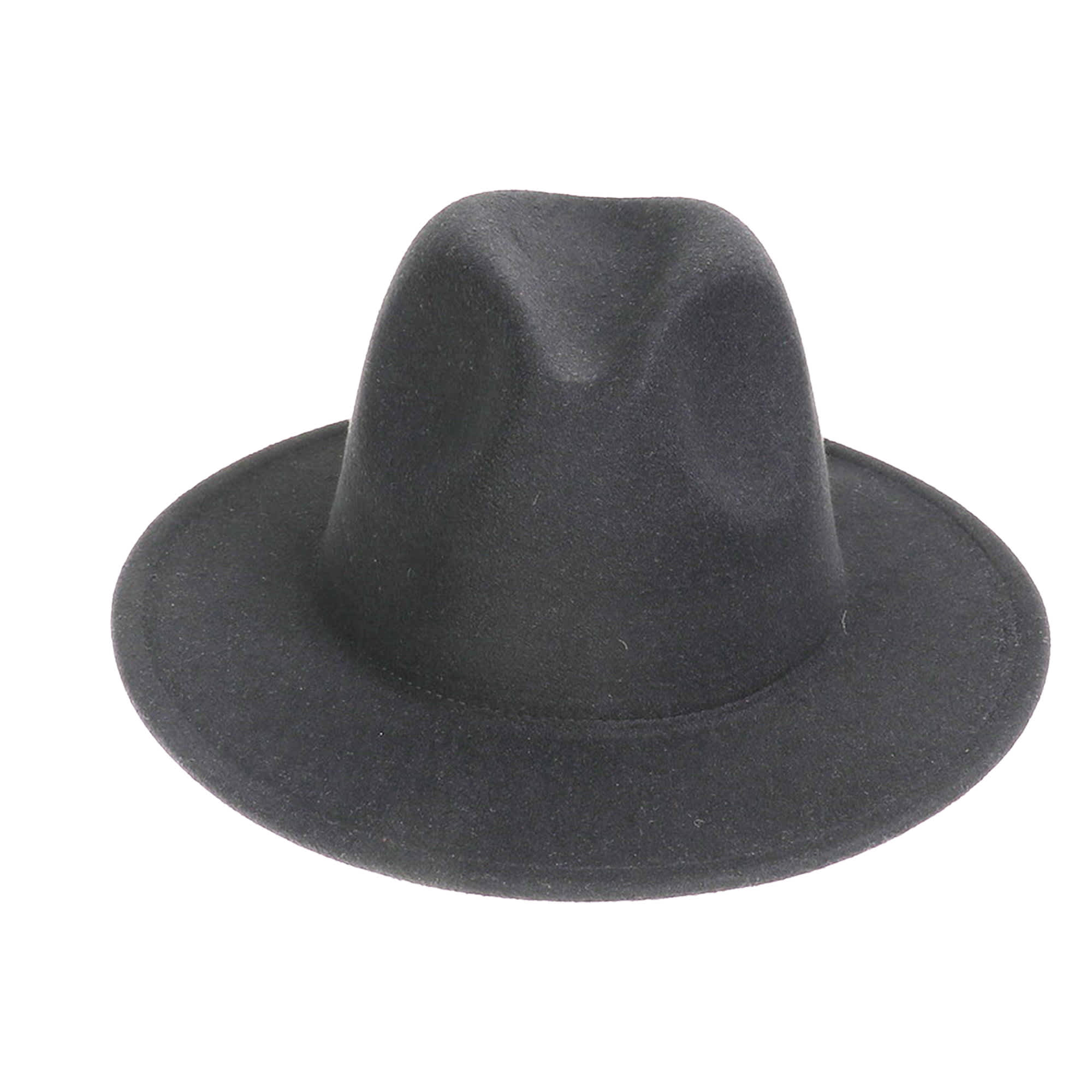Felt Wide Brim Fedora Hat