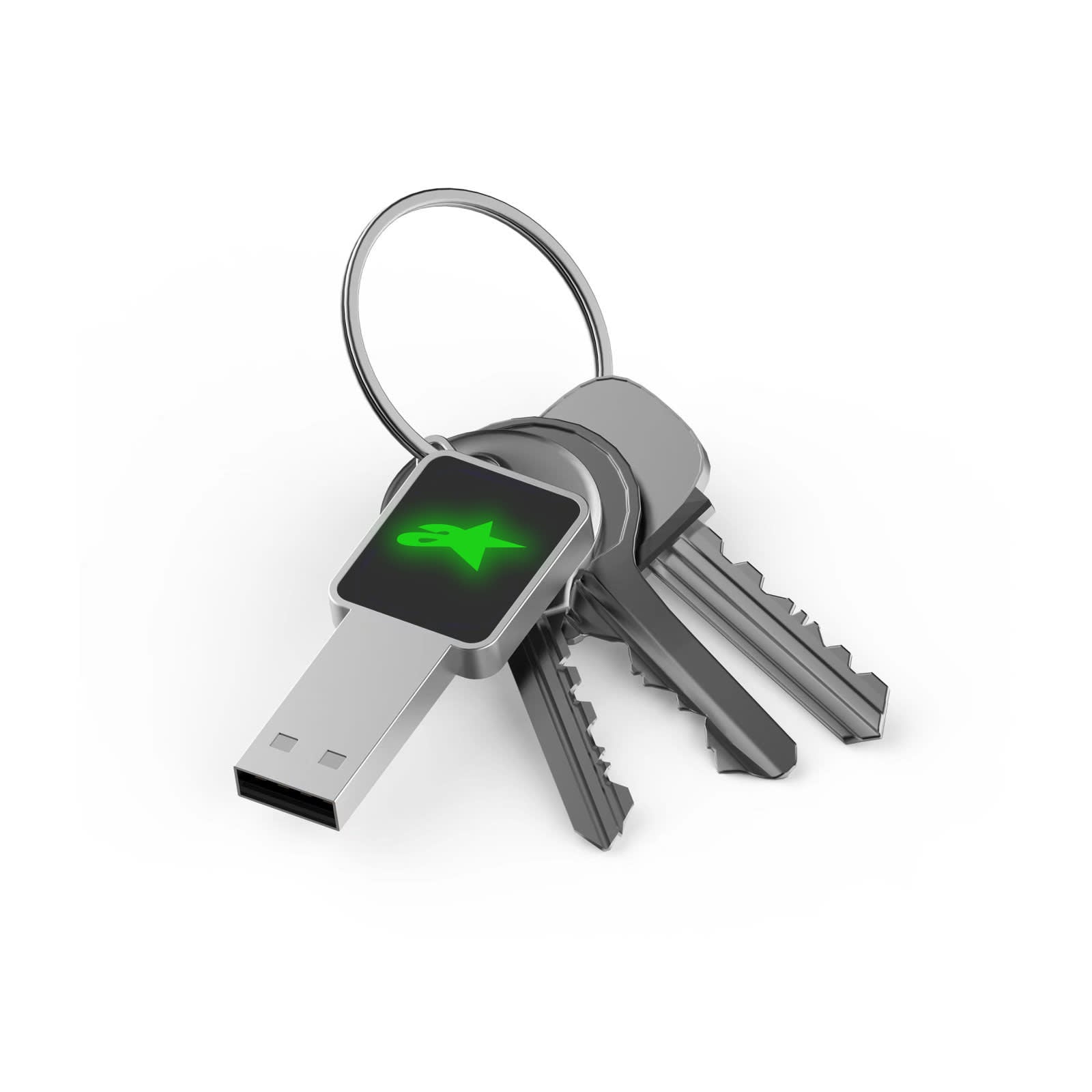 Square Lighting Logo Flash Drive