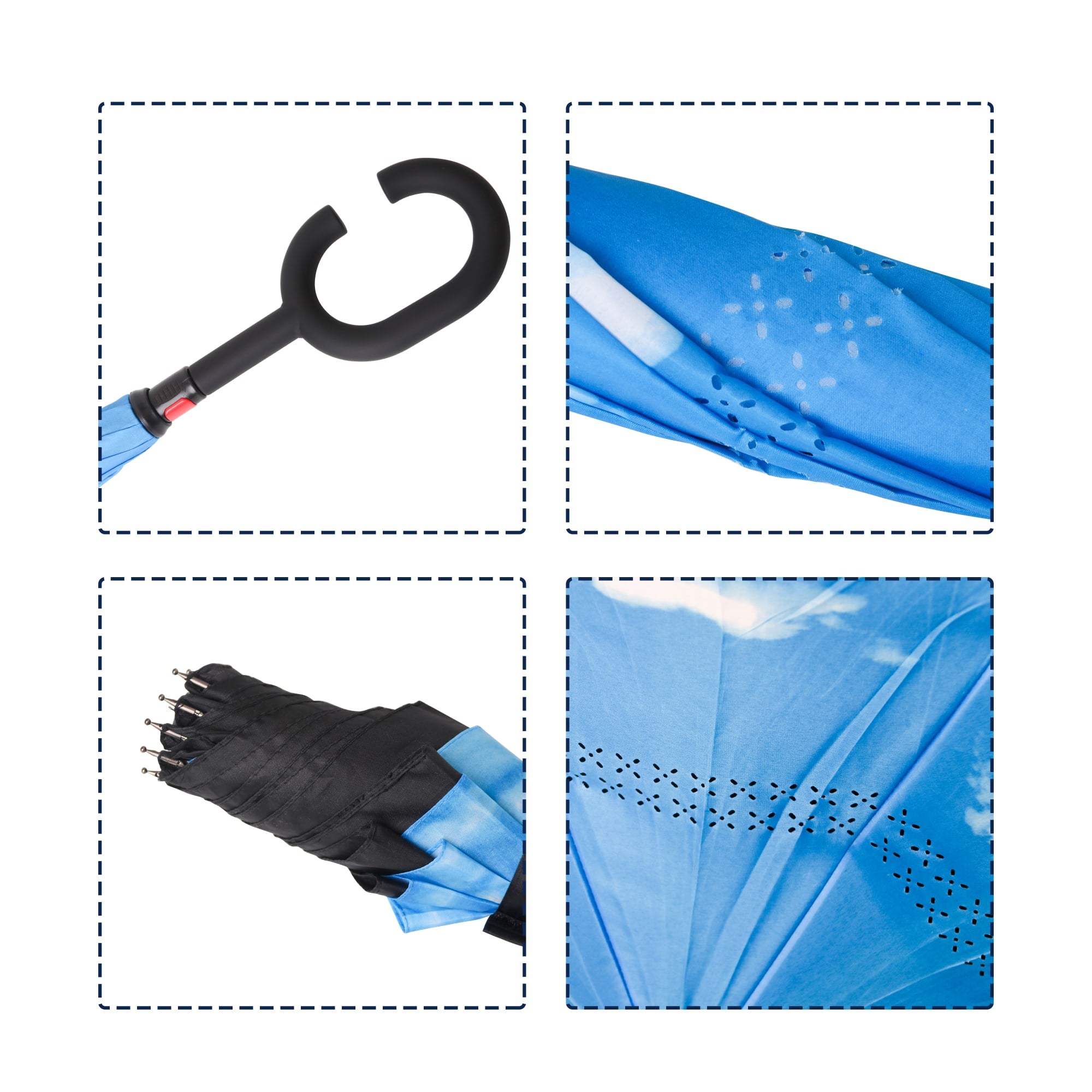 Reversible Folding Umbrella