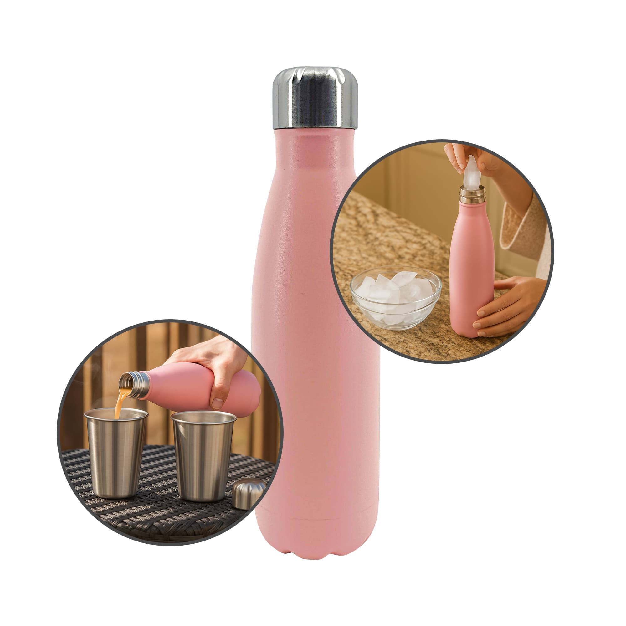 460ML RSC Double-wall Recycled Stainless Steel Vacuum Bottle