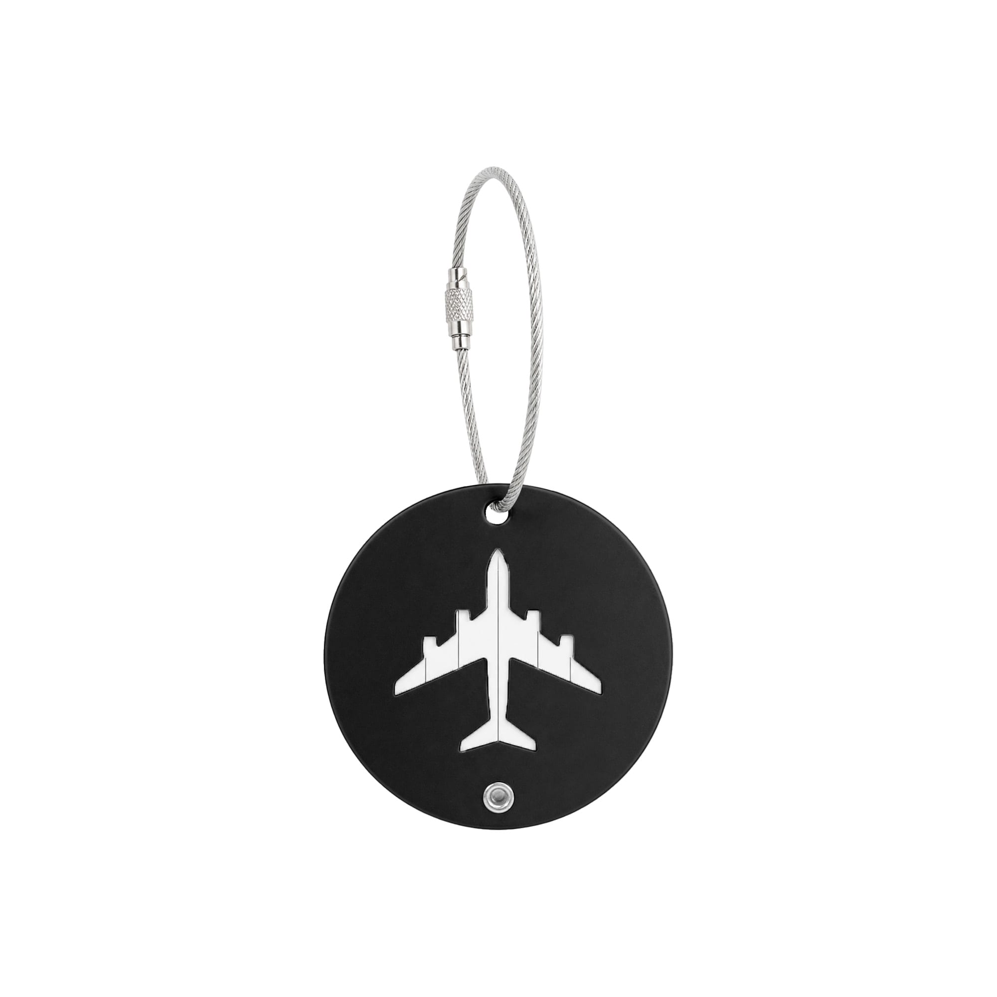 Plane Round Wire Cable Luggage Tag
