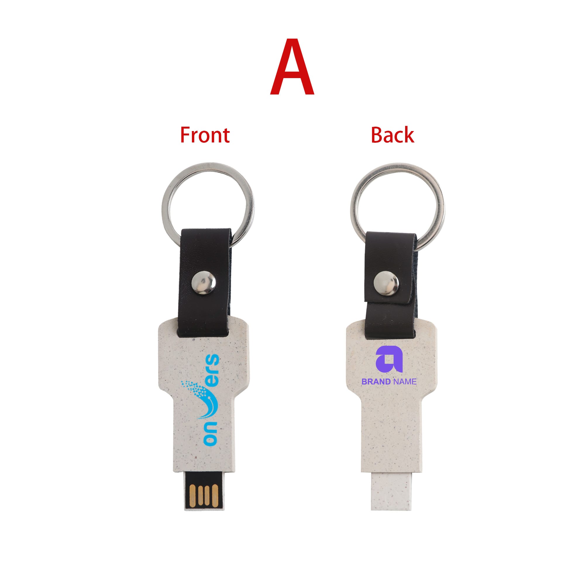 Eco Mini Flash Drive Keychain