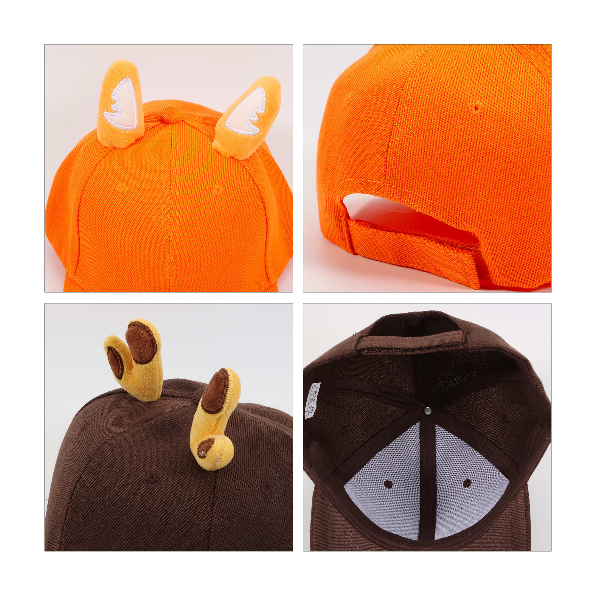 Animal Ear Baseball Hats