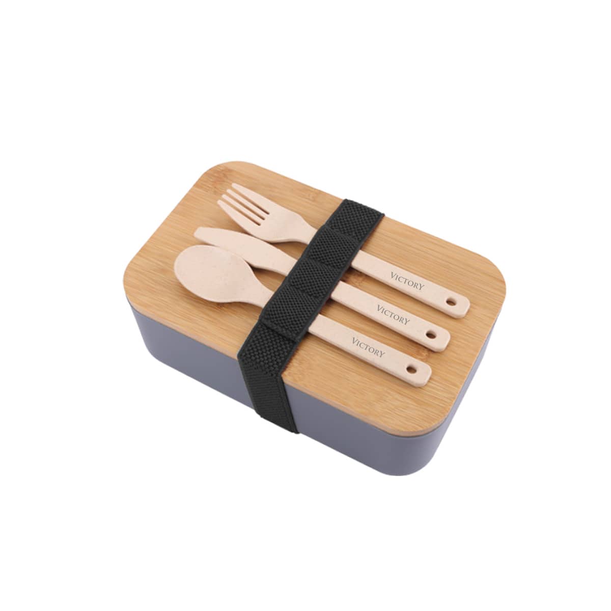 Lunch Box with Bamboo Cover