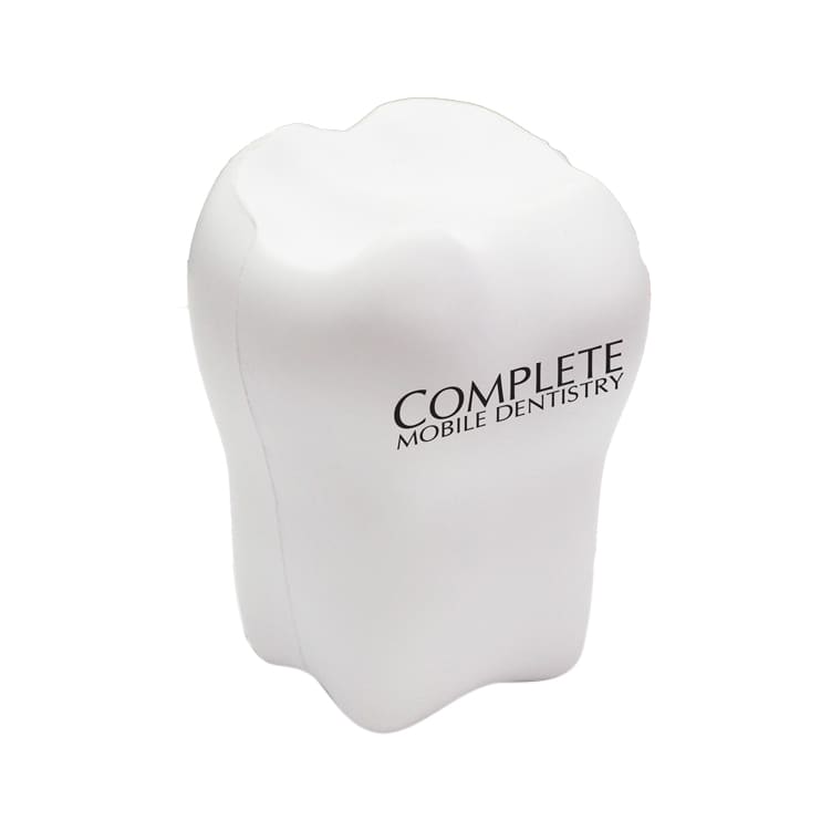 White Tooth Shape Stress Reliever