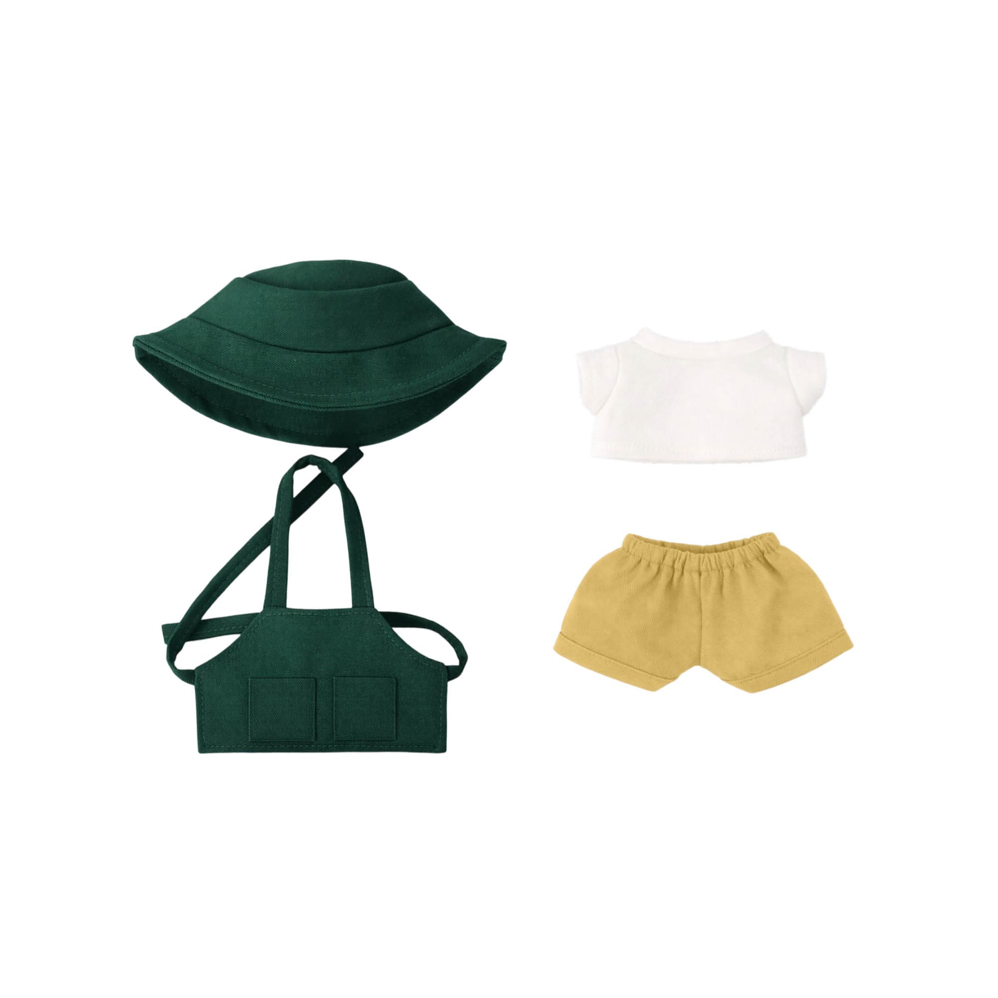 Plush Doll Cafe 4-Piece Apron Outfit (15–17cm Doll)
