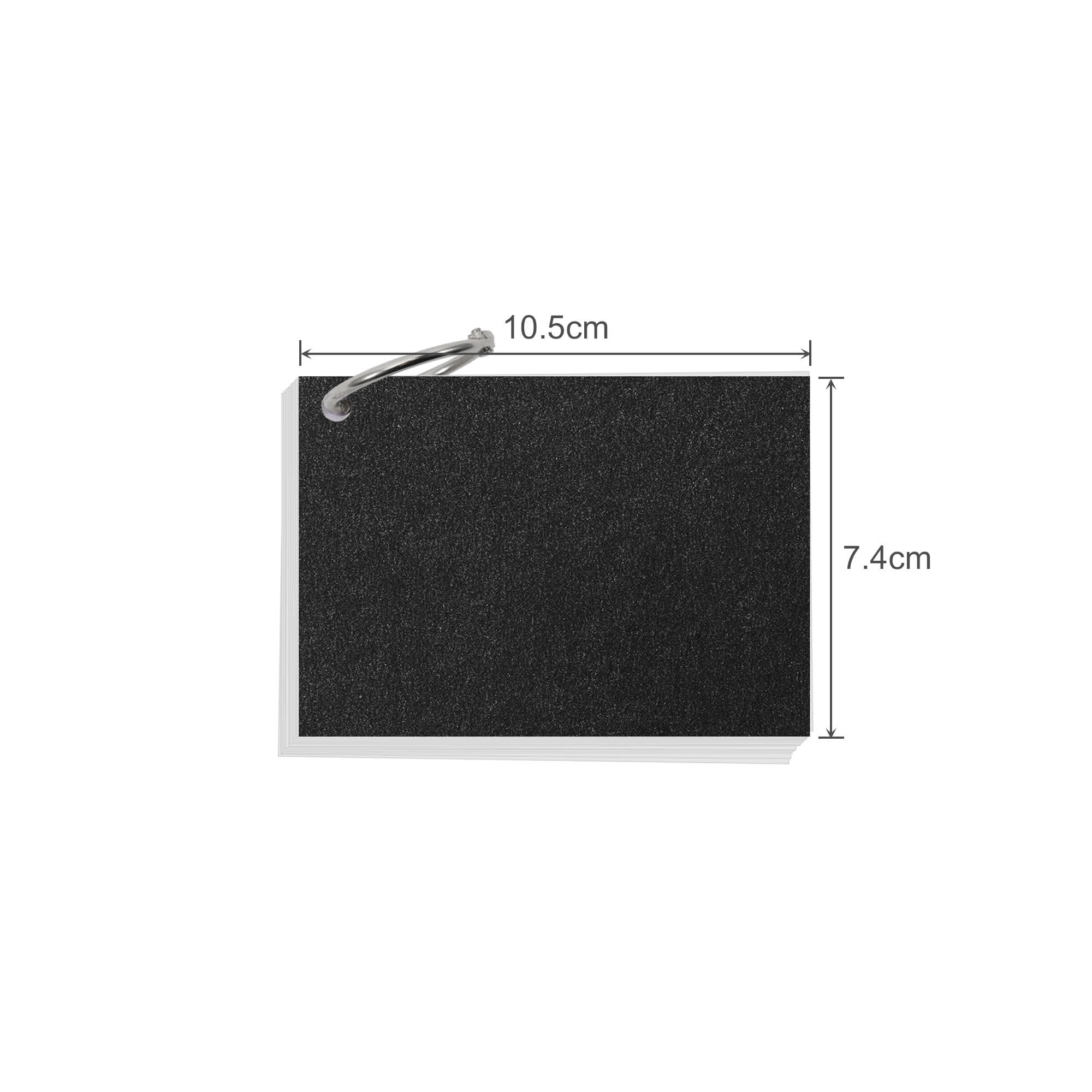 A7 Pearlescent Index Cards with Ring
