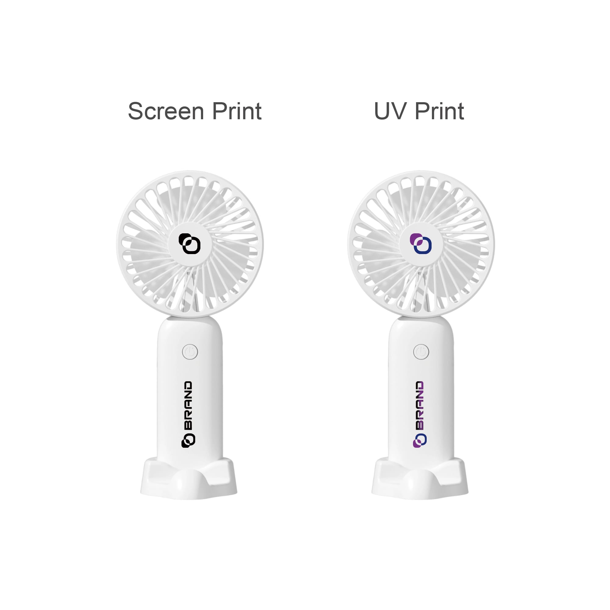 Handheld Fan with Phone Stand
