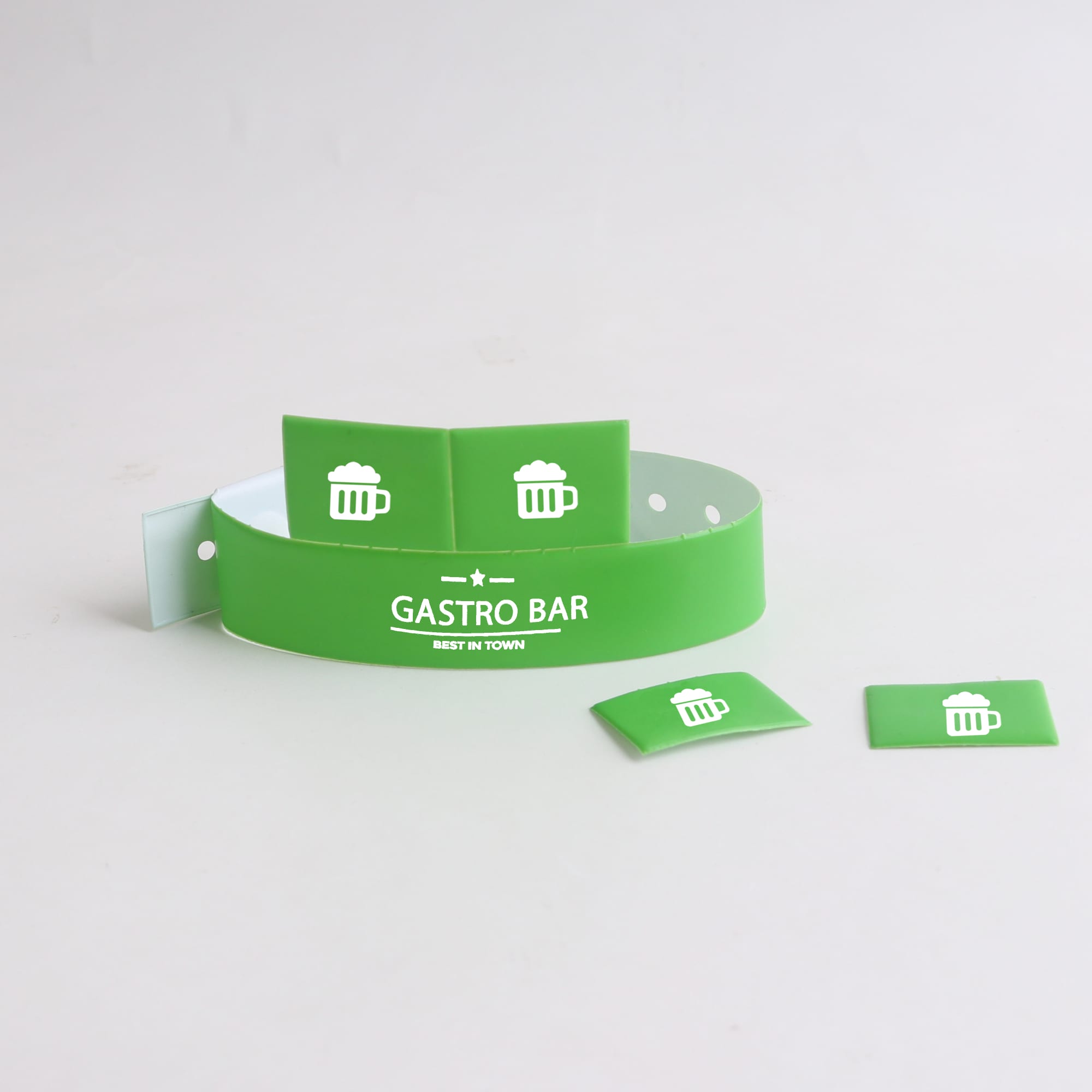 Tabbed Disposable PVC Wristband