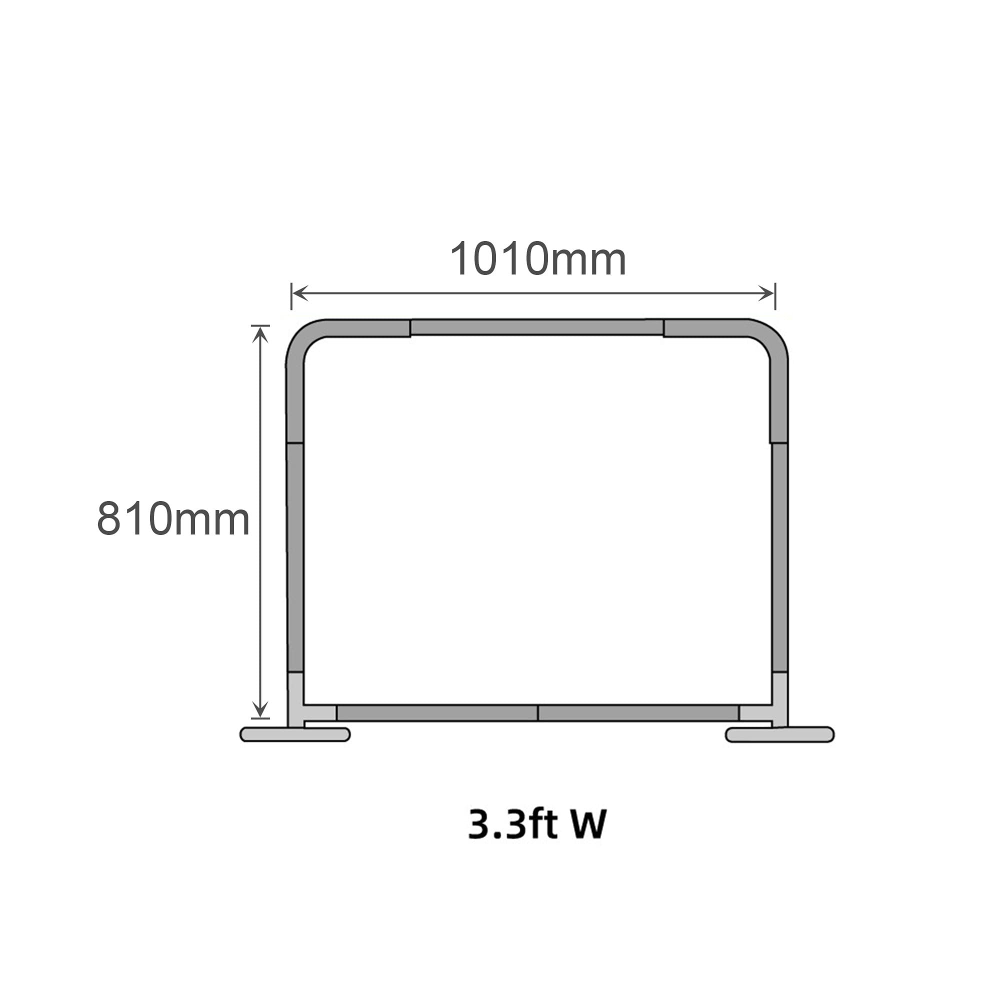 Sidewalk Cafe Barrier (81x101cm)
